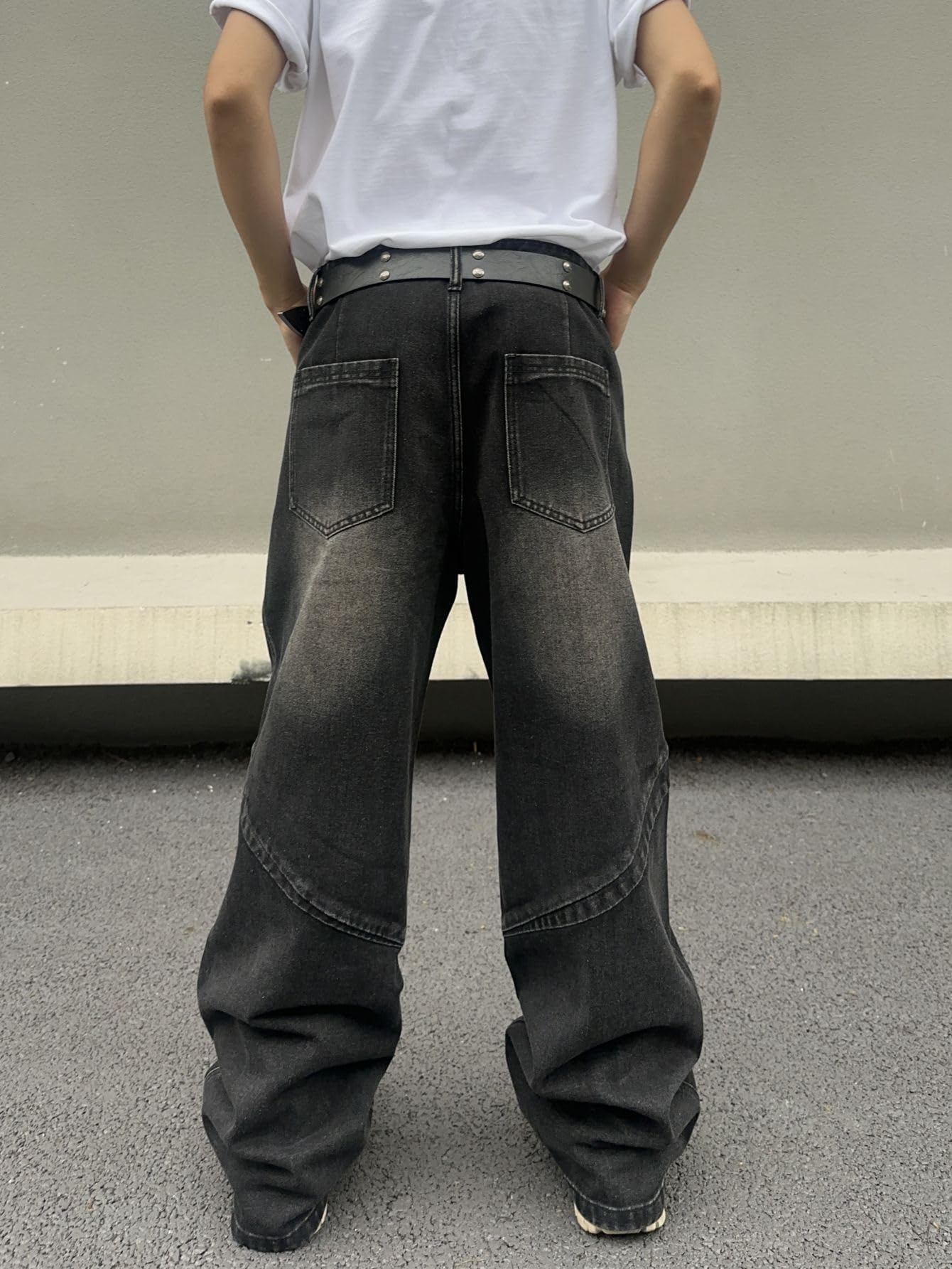 Zewool Men’s Distressed Baggy Jeans