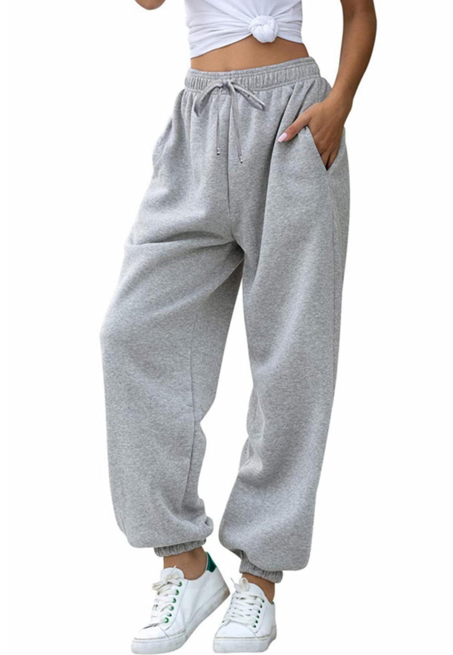 Jhsnjnr Women’s High Waist Jogging Sweatpants