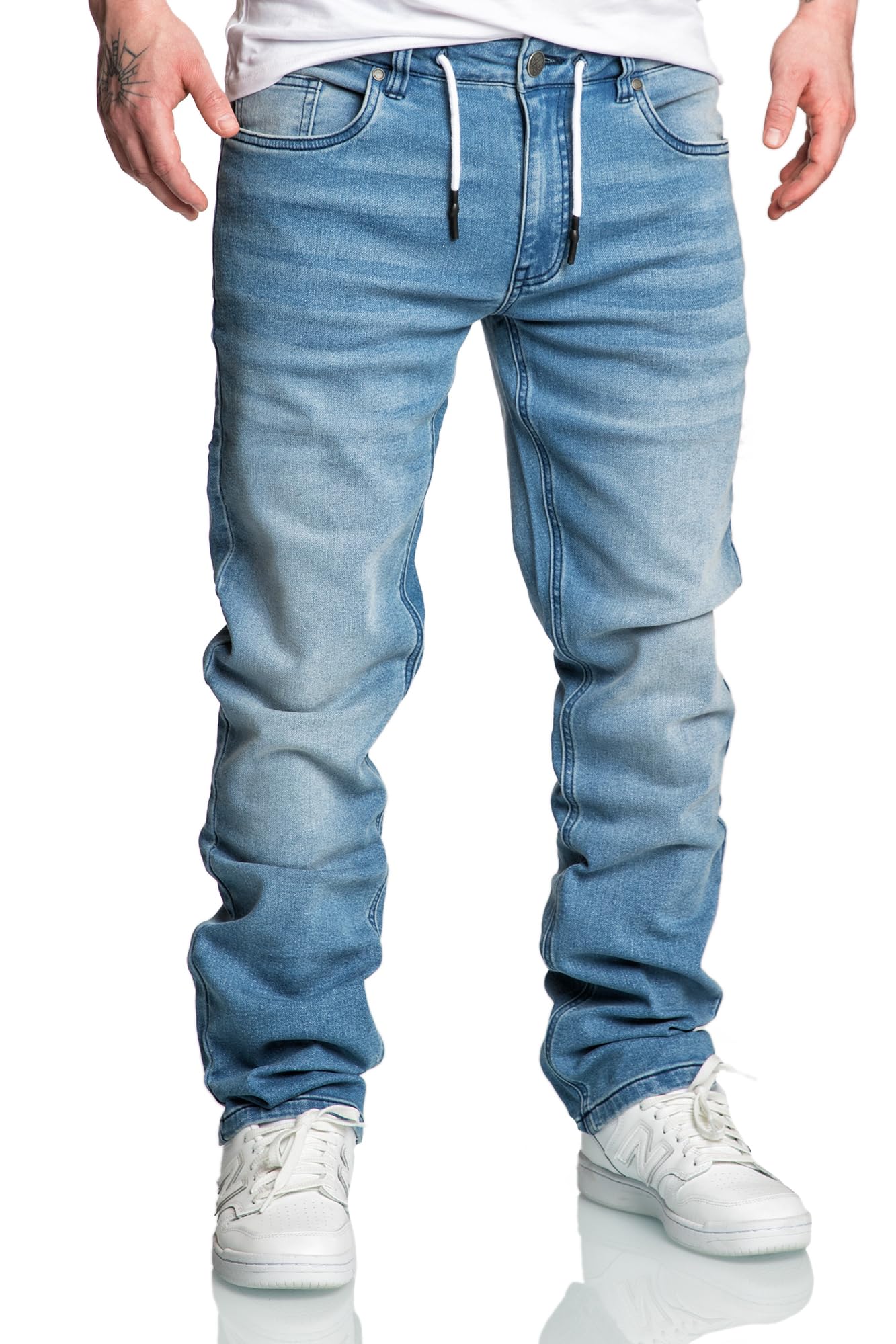 REPUBLIX Men’s Stretch Denim Sweat Jeans