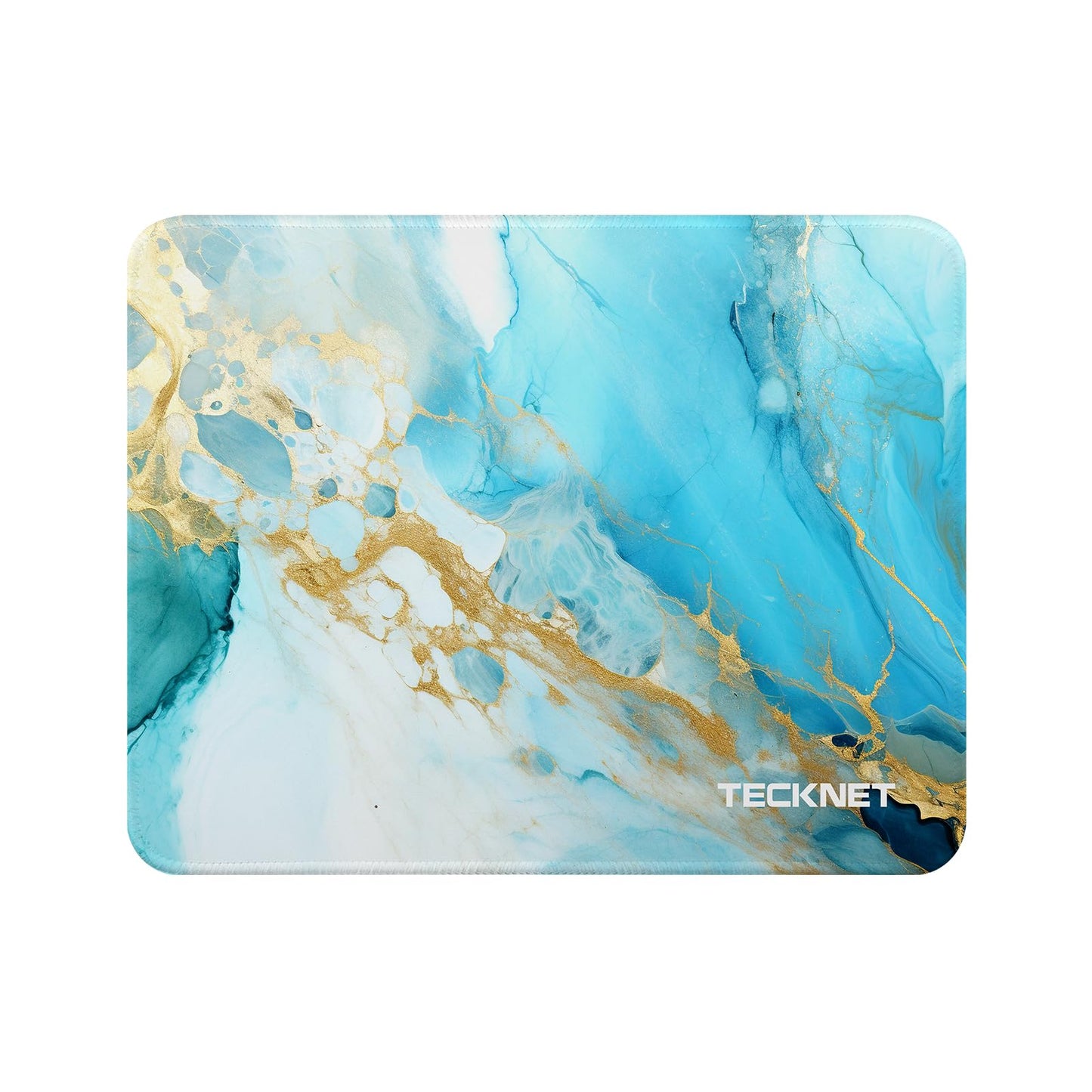 TECKNET Mauspad, 280 x 210 mm Gaming Mousepad mit Wasserdicht und Rutschfester Gummi für PC-Büro, Arbeit, Gaming, Studium, Laptop, Computer, Zuhause-Schwarz