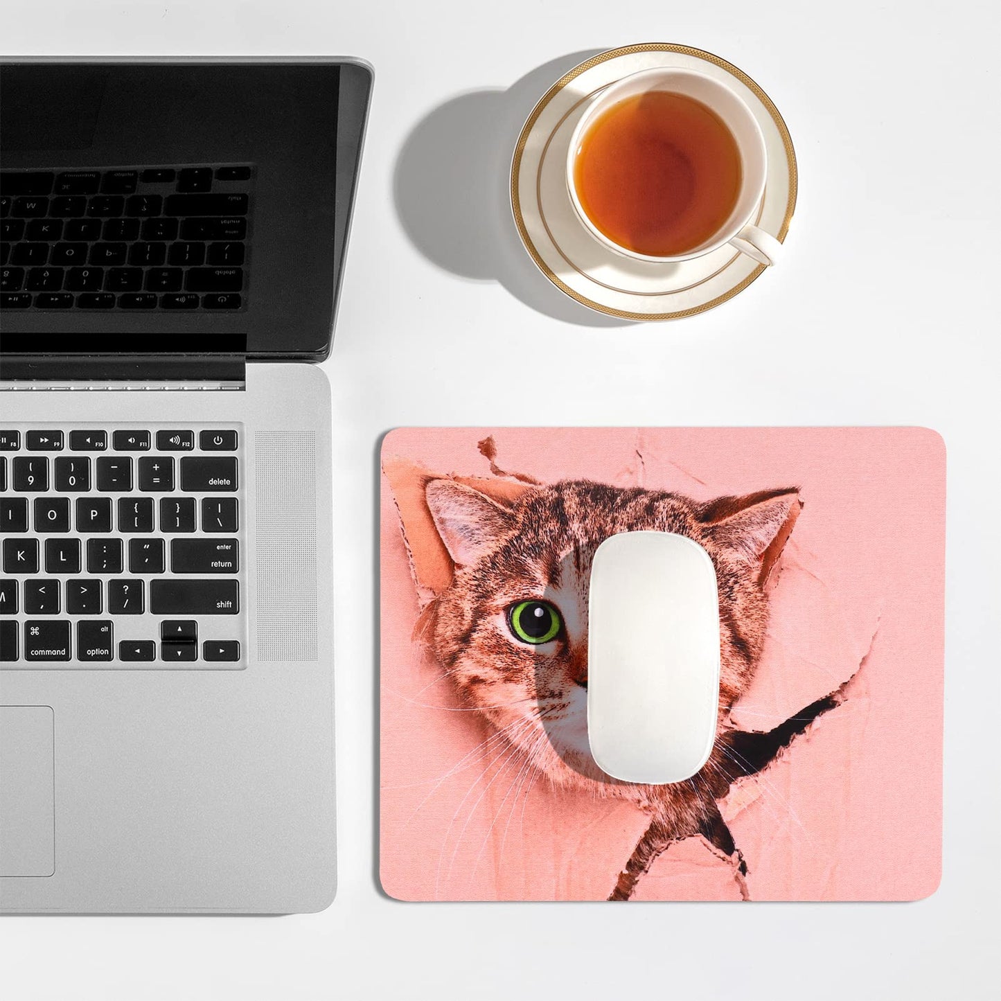AOKSUNOVA Mauspad Office Mauspad Klein Niedliches Design 24 x 20 x 0,3 cm Mousepad mit Motiv (MF-174)