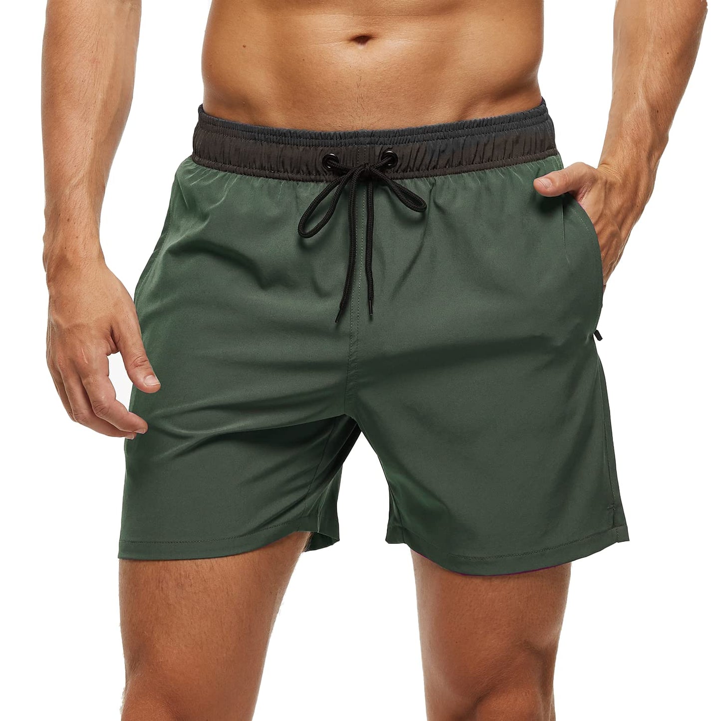 Arcweg Men’s Swim Shorts – Quick-Dry Water-Resistant Training Shorts