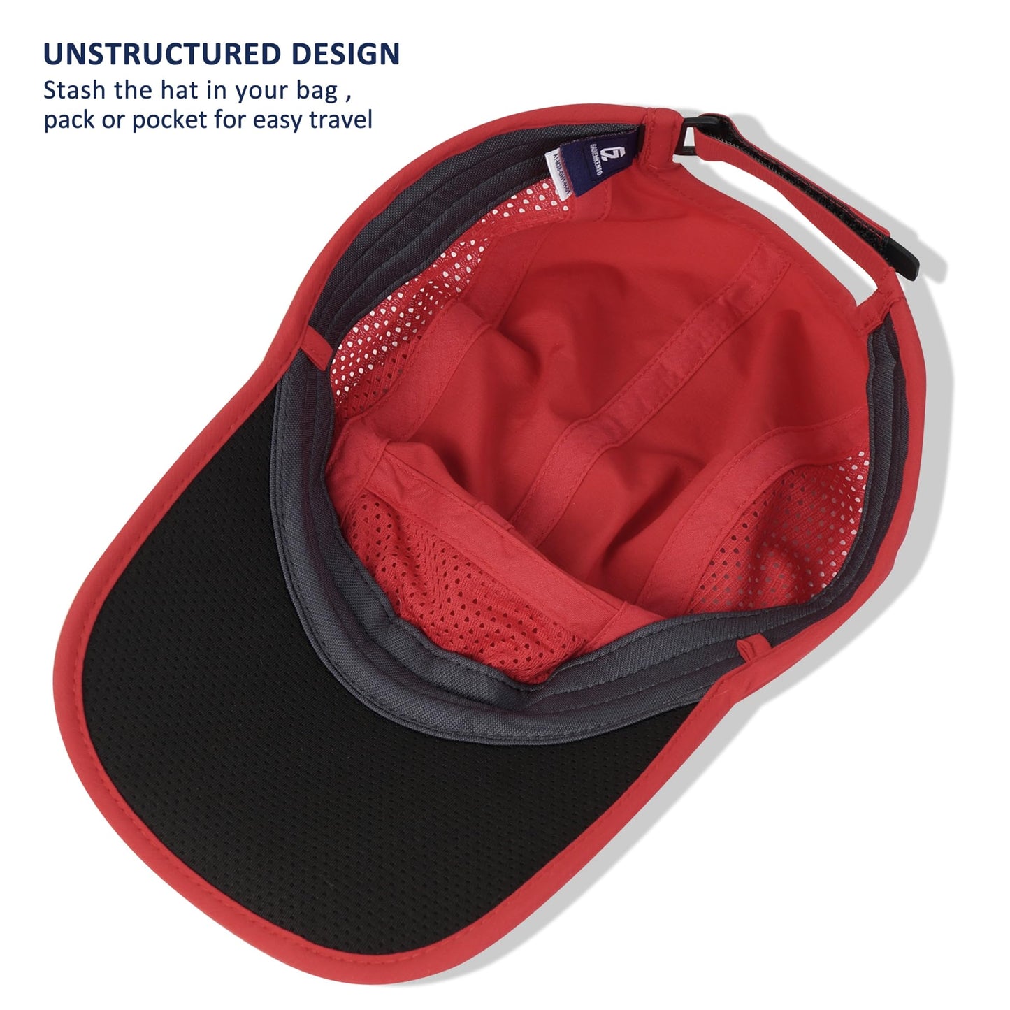 GADIEMKENSD Folding Outdoor Hat UPF 50+ Sun Protection Mesh Sport Hat