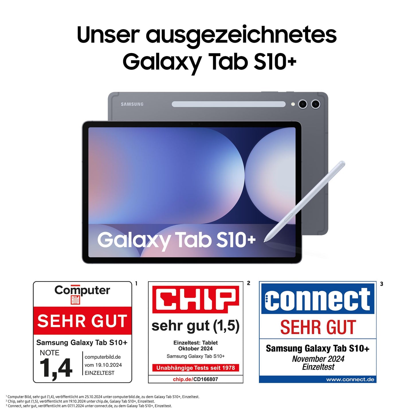Samsung Galaxy Tab S10+ AI Tablet, Android Tablet, 12 GB RAM