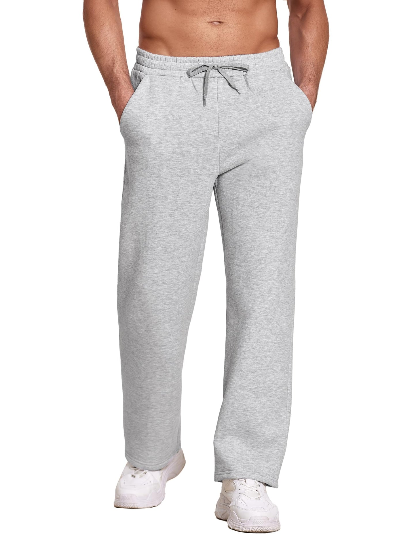 PINSPARK Men’s Winter Joggers – Fleece-Lined Sweatpants