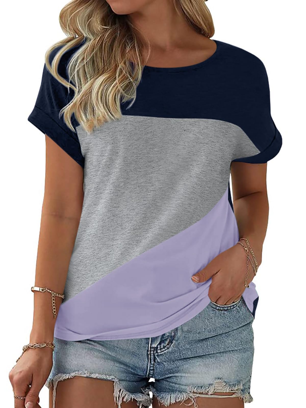 Women's Color Block T-Shirt