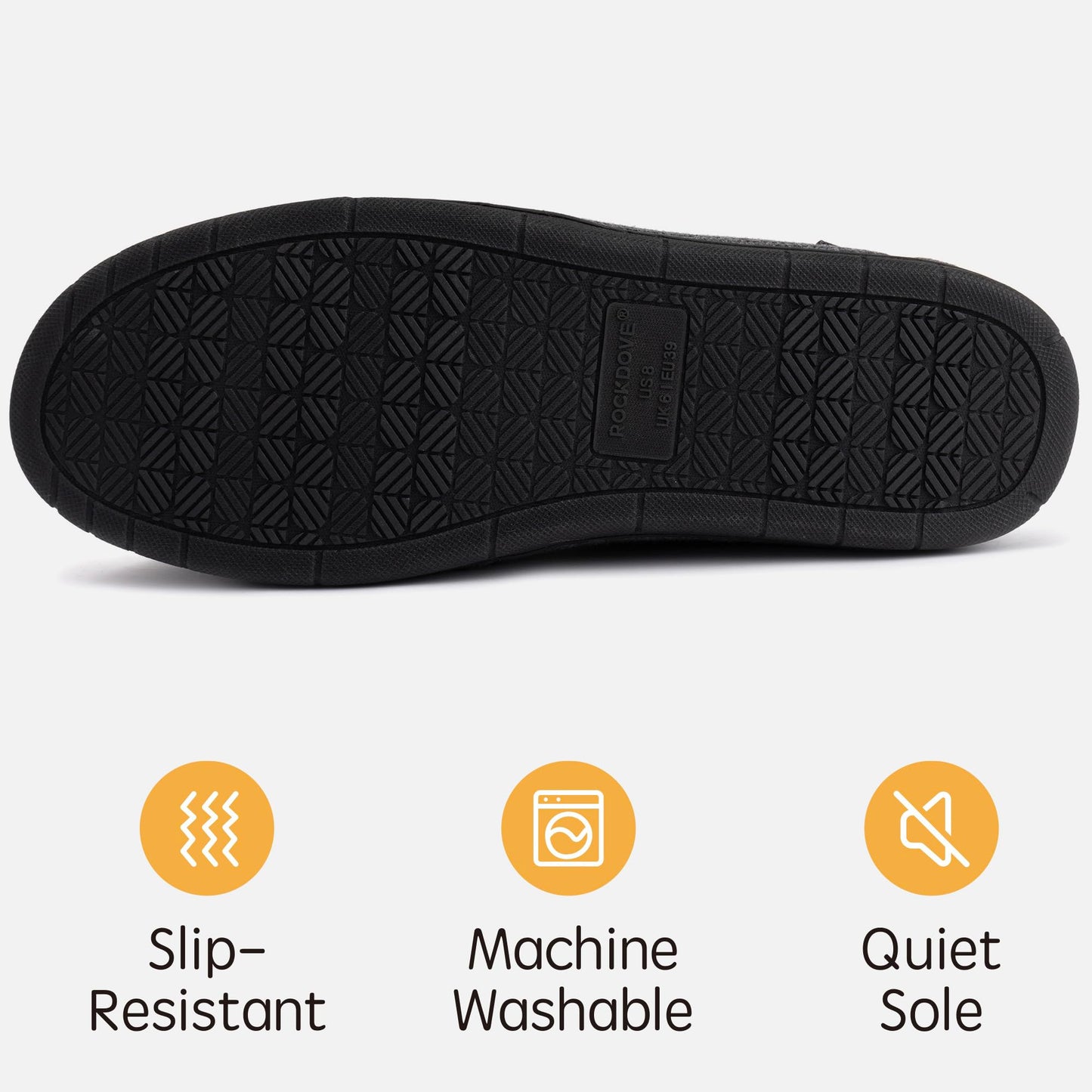 RockDove Ladies Two-Tone Hooded Loafers with Removable Insole