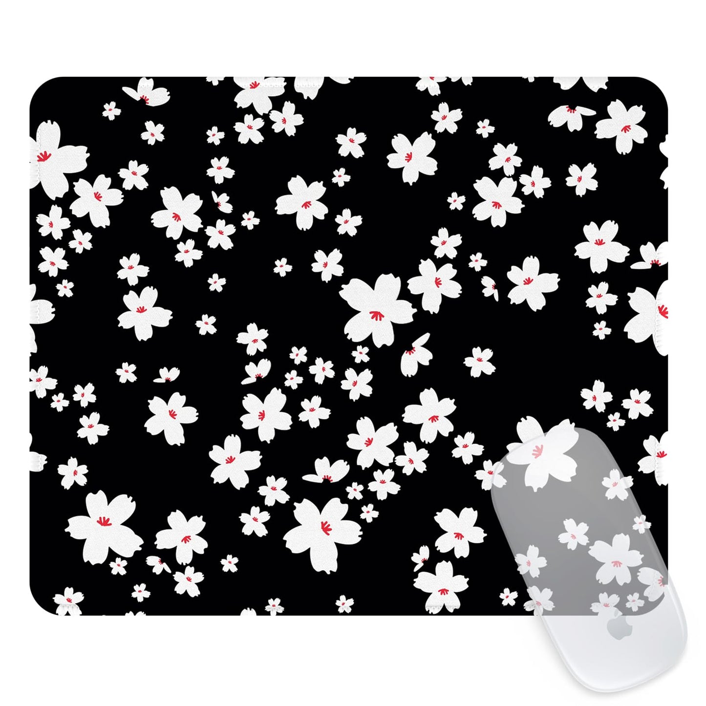 Ksriylm Mauspad,Quadratisches Niedliches Schwarzer Panther Mouse Pad,für Büro und Zuhause,Mousepad mit Motiv,wasserdichtes Mousepad,rutschfeste Gummiunterseite,Computer-Mauspads für kabellose Maus