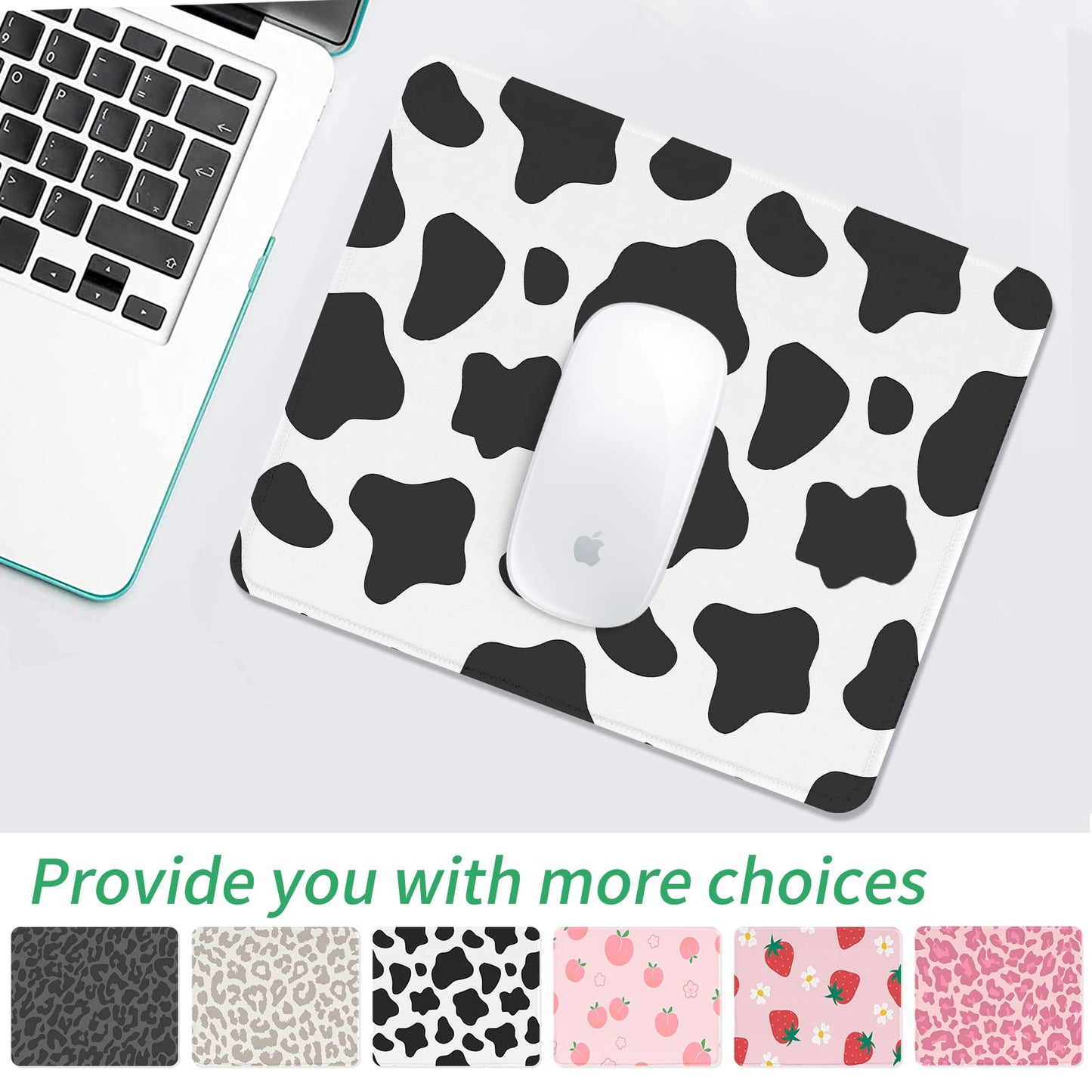 Ksriylm Mauspad,Quadratisches Niedliches Schwarzer Panther Mouse Pad,für Büro und Zuhause,Mousepad mit Motiv,wasserdichtes Mousepad,rutschfeste Gummiunterseite,Computer-Mauspads für kabellose Maus
