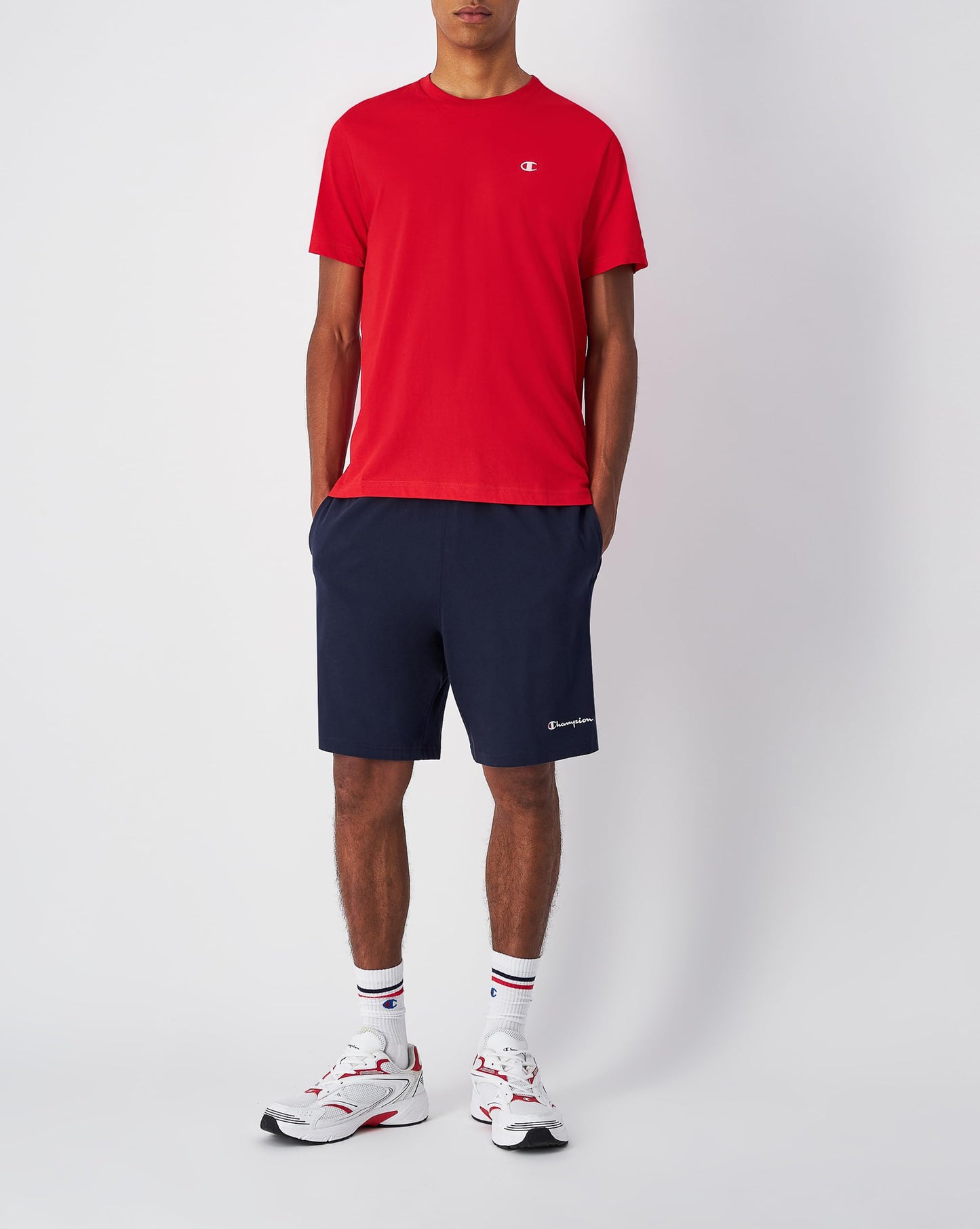 Champion Men's Legacy Basics Crewneck T-Shirt – Comfort Meets Iconic Style