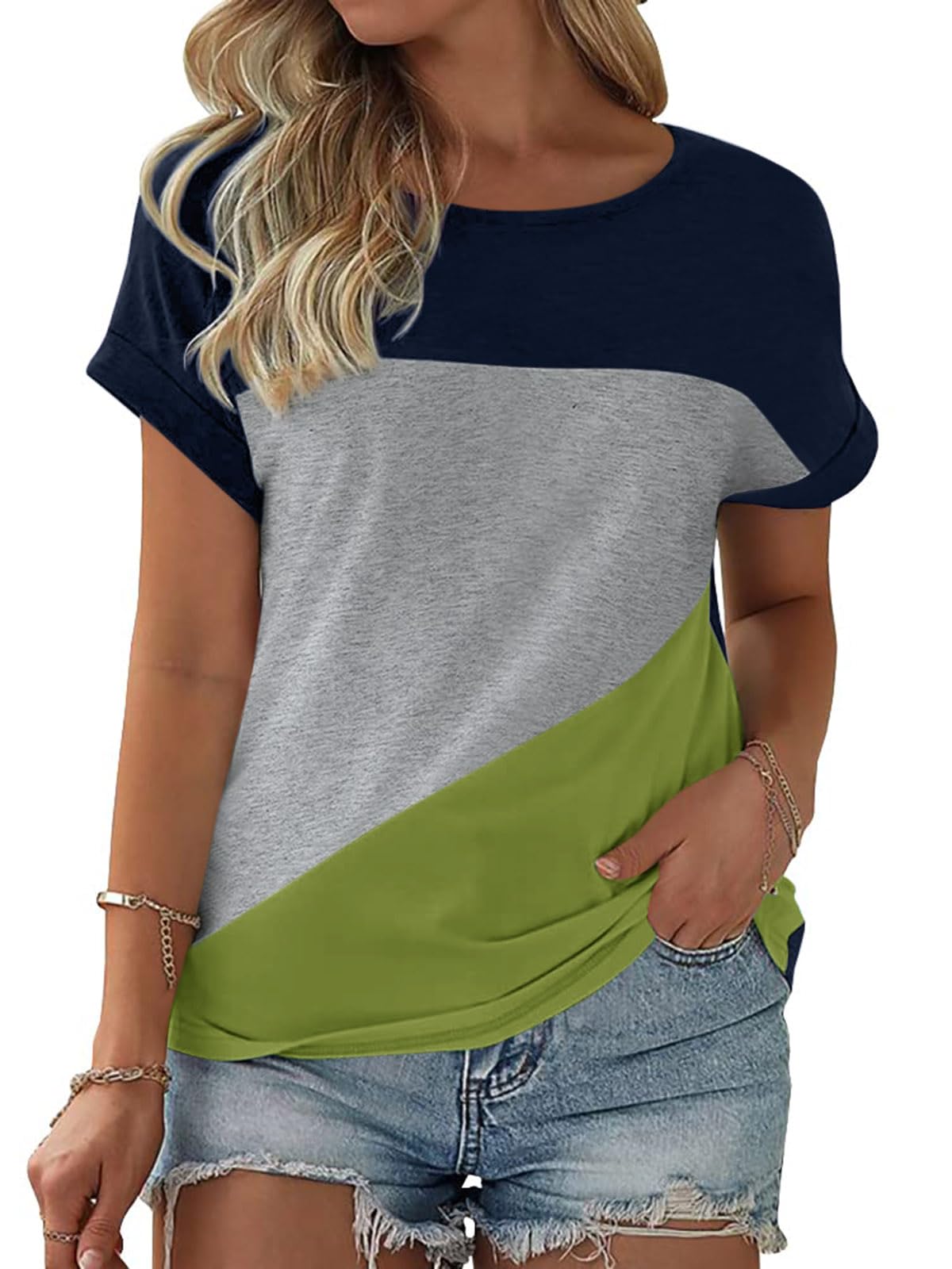 Women's Color Block T-Shirt
