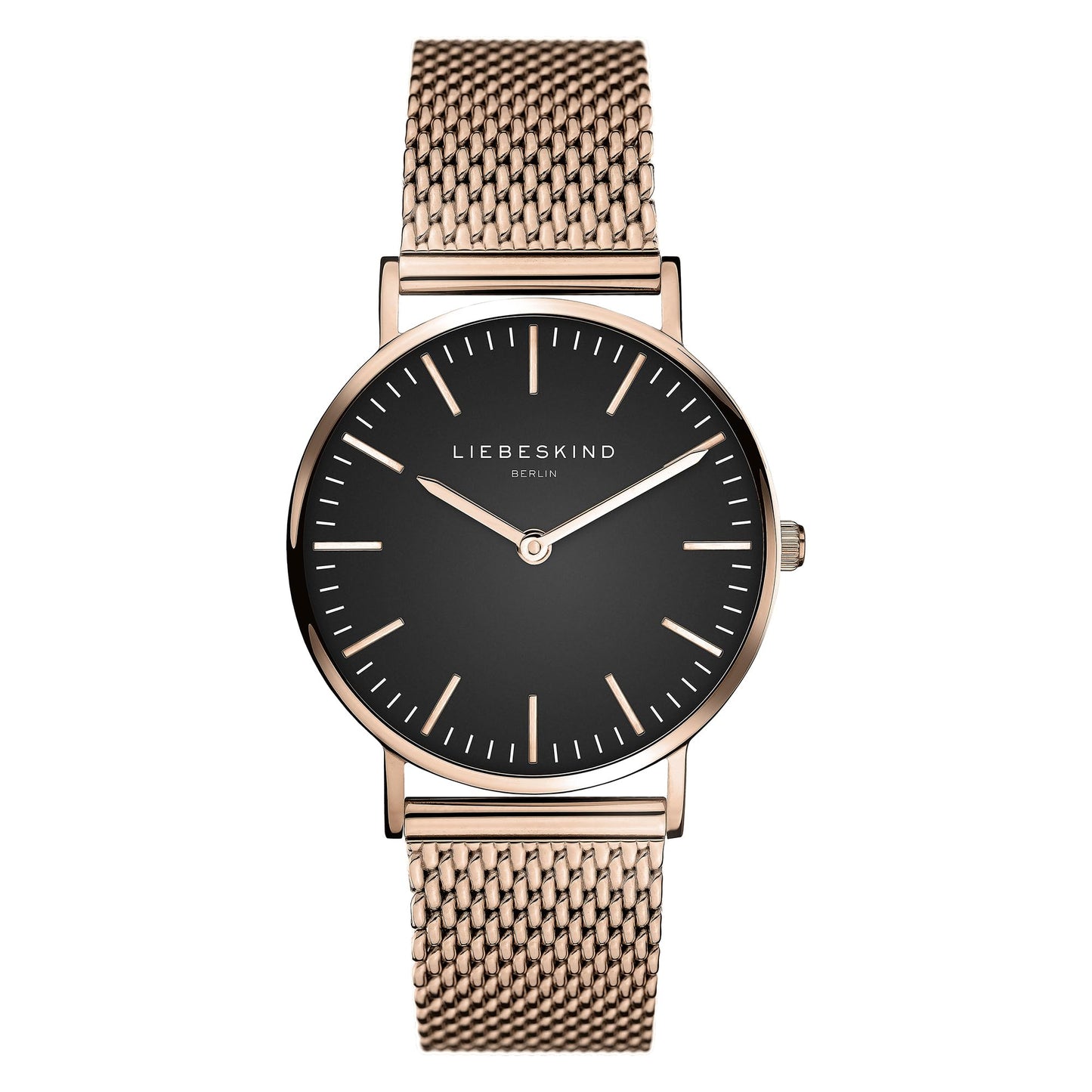 Liebeskind Berlin stainless steel watch with adjustable mesh strap