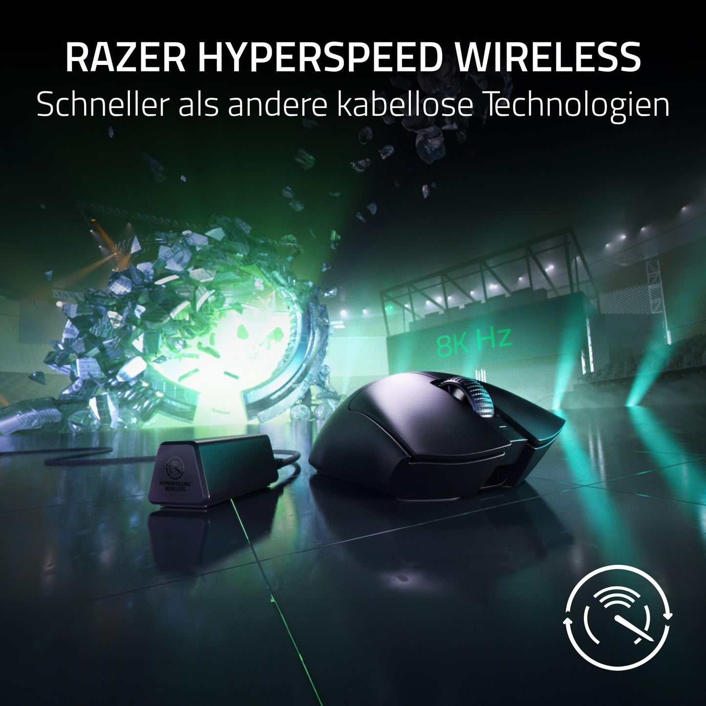 Razer DeathAdder Essential (2021) - Kabelgebundene Gaming-Maus mit Optischem Sensor mit 6400 DPI (5 programmierbare Tasten, Ergonomischer Formfaktor, 10 Millionen Klicks Lebensdauer) Schwarz