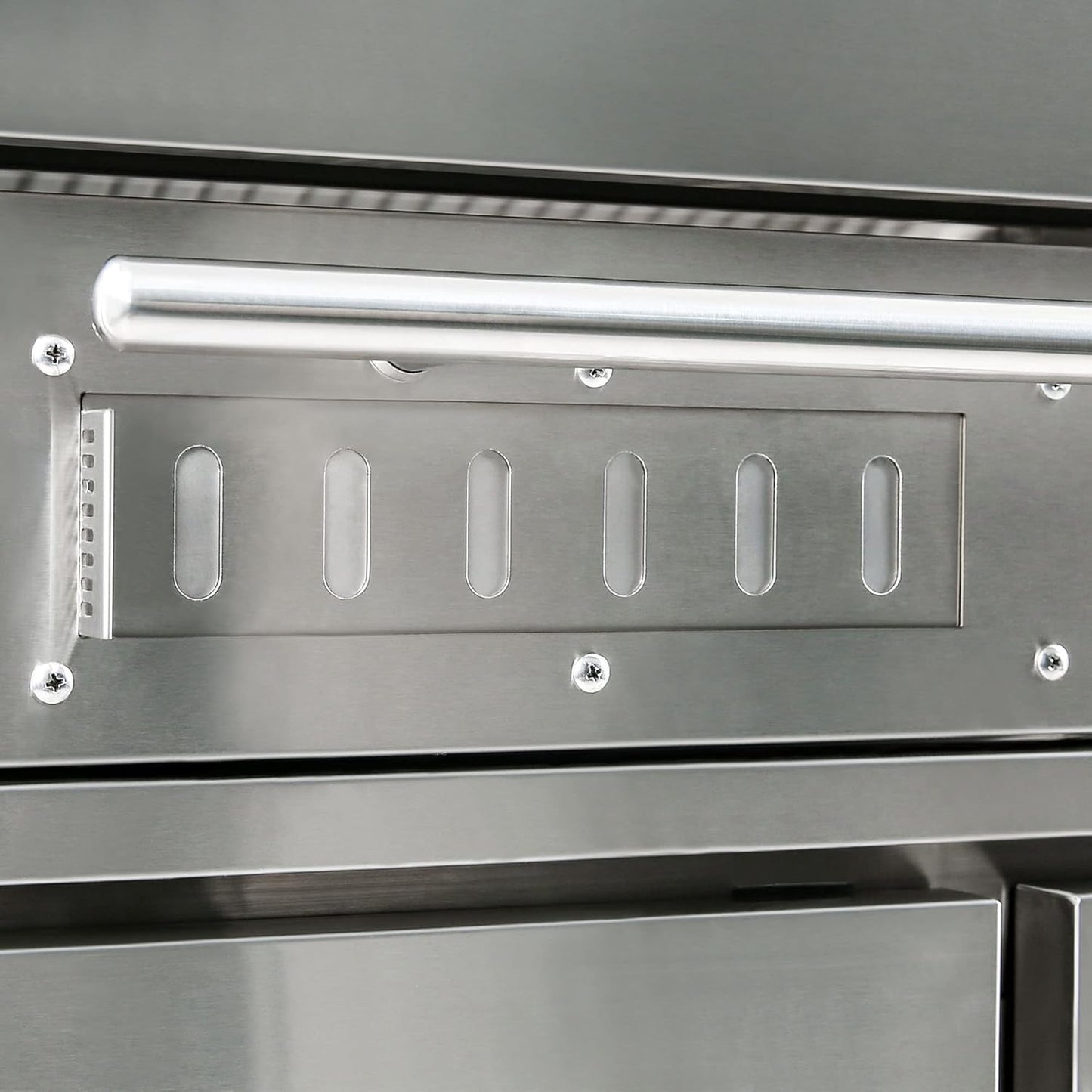 Mayer Barbecue BRENNA charcoal grill MKG-400 Premium, extension module for outdoor kitchens, V2A stainless steel, grill area 70 x 45 cm, 81 x 58 x 119.5 cm