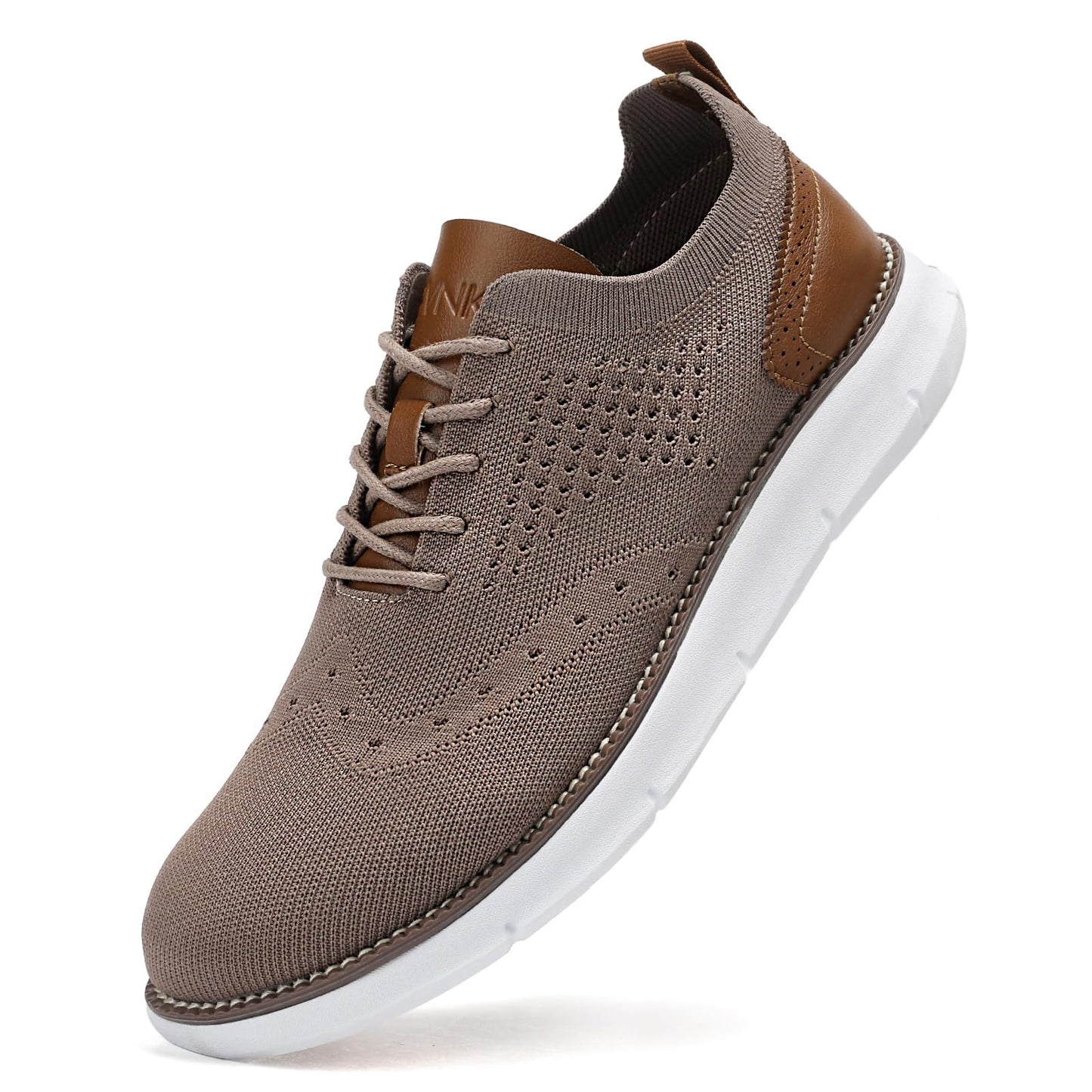 SVNKE Men's Dress Shoes – Breathable Knit Oxfords for Wedding & Casual Wear