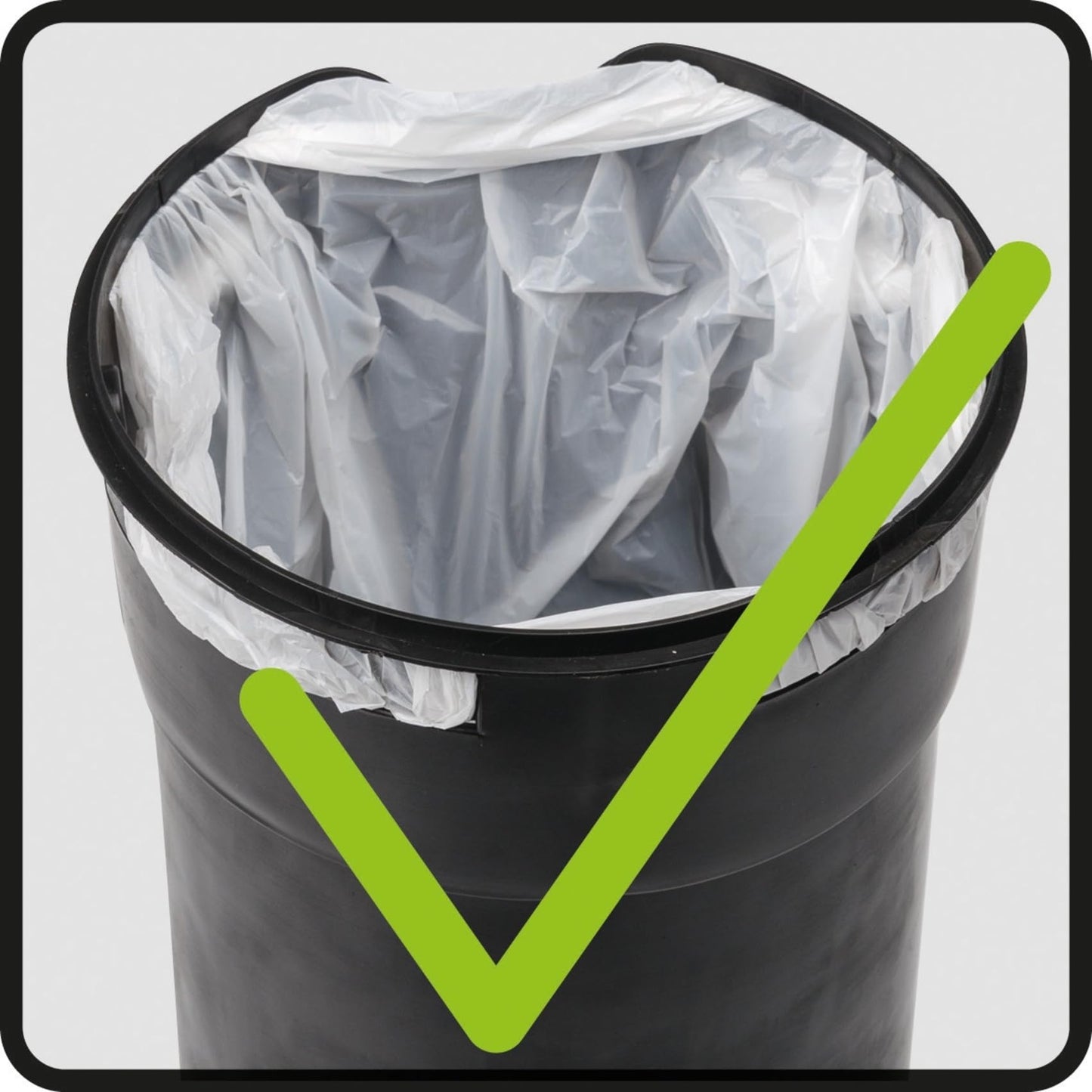 WENKO Treteimer Mod. Leman 3 Liter mit herausnehmbarem Einsatz aus lackiertem Stahl ideal für Badezimmer oder Küche 17 x 25 x 22,5 cm Schwarz matt