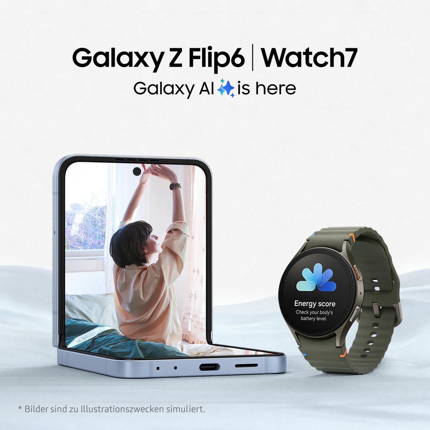 Samsung Galaxy Watch7 Smartwatch, Fitness-Uhr, Fitness Tracker und Aktivitätstracker, 44 mm, Bluetooth, Silver, Inkl. 36 Monate Herstellergarantie