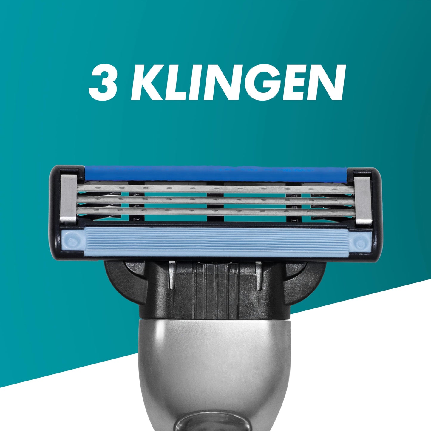 Gillette Mach3 Rasierklingen für Rasierer, 25 Ersatzklingen für Nassrasierer Herren mit 3-fach Klinge