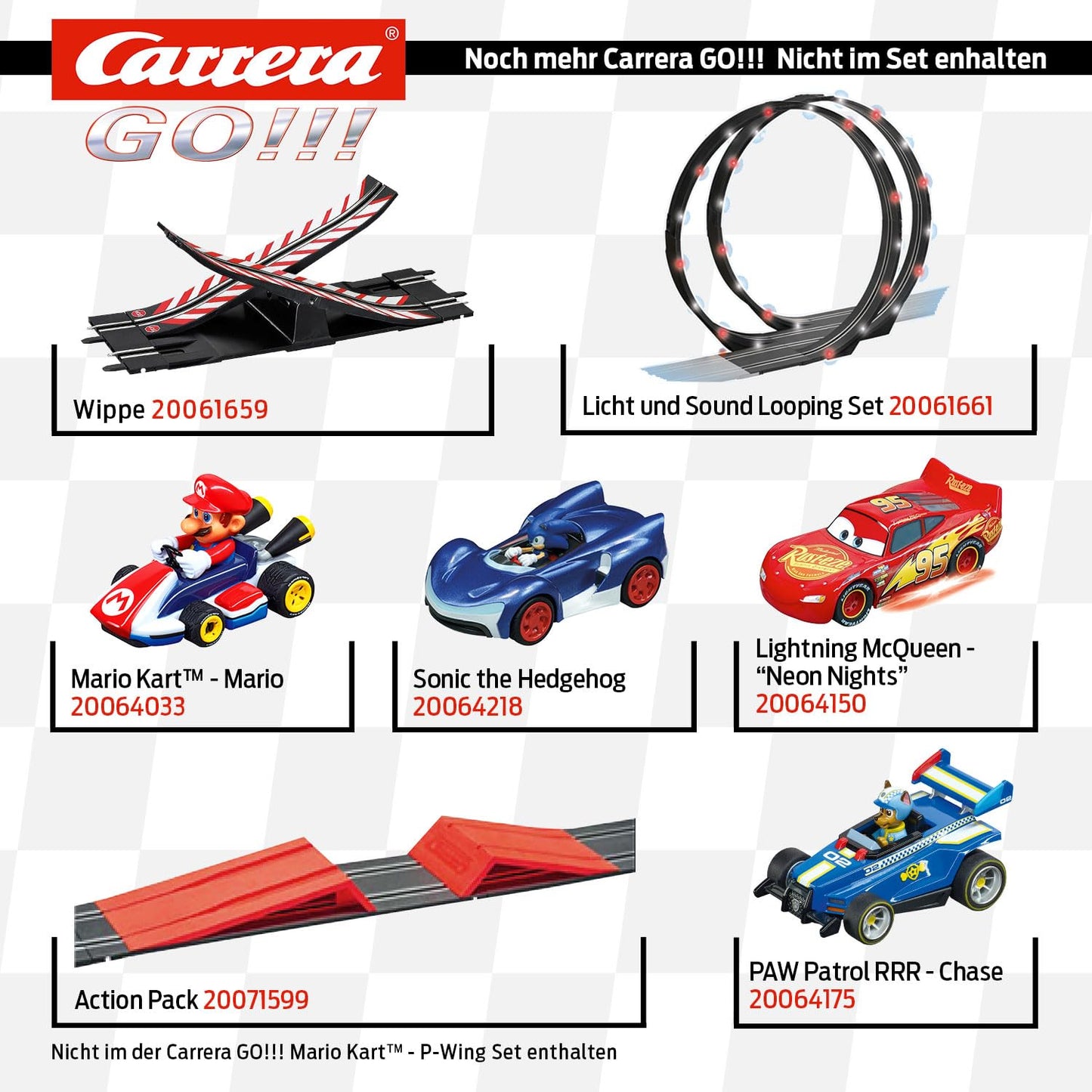 Carrera - 20062492 - Carrera 20062492 Nintendo Mario Kart 8, Mehrfarbig, 58 x 10 x 40 cm