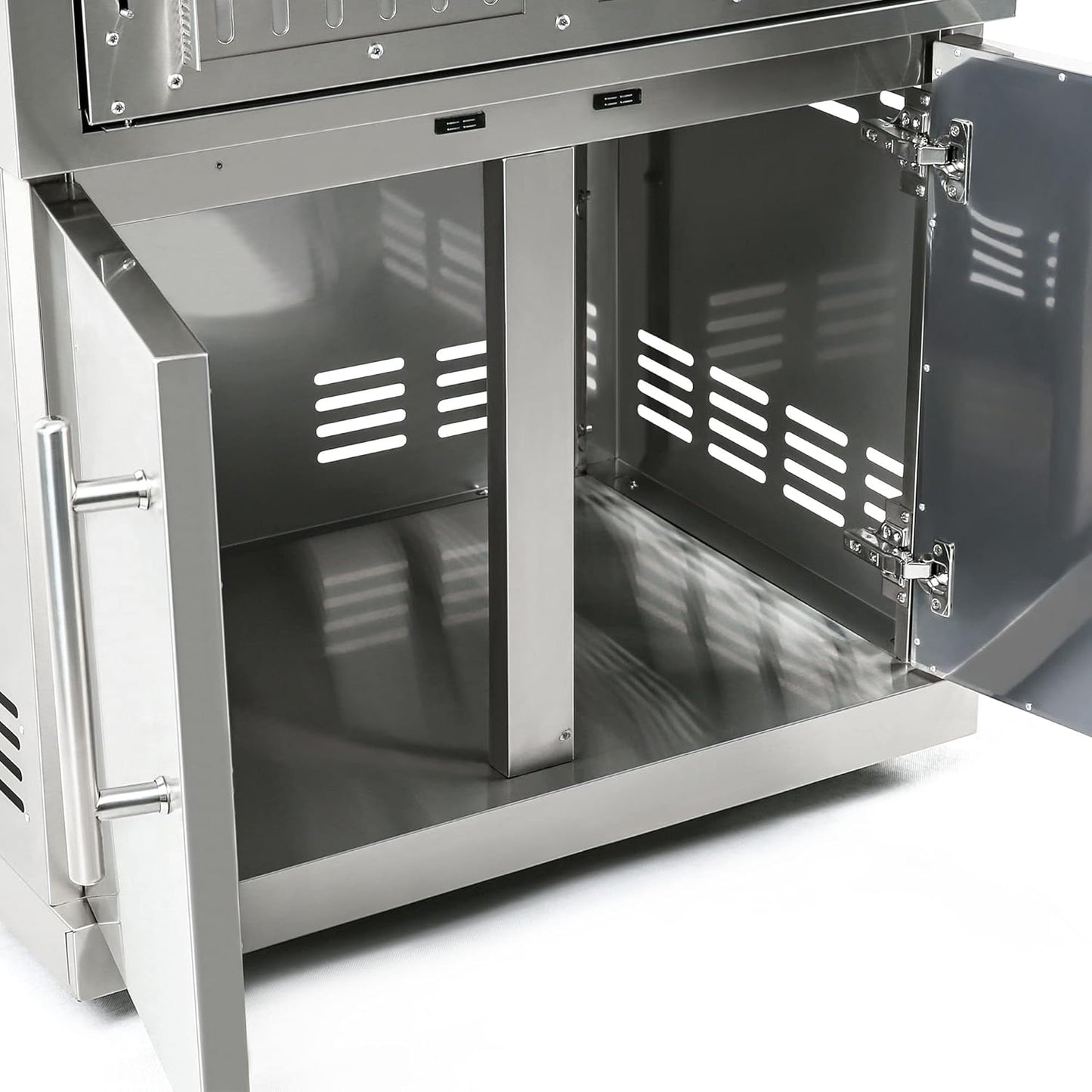 Mayer Barbecue BRENNA charcoal grill MKG-400 Premium, extension module for outdoor kitchens, V2A stainless steel, grill area 70 x 45 cm, 81 x 58 x 119.5 cm