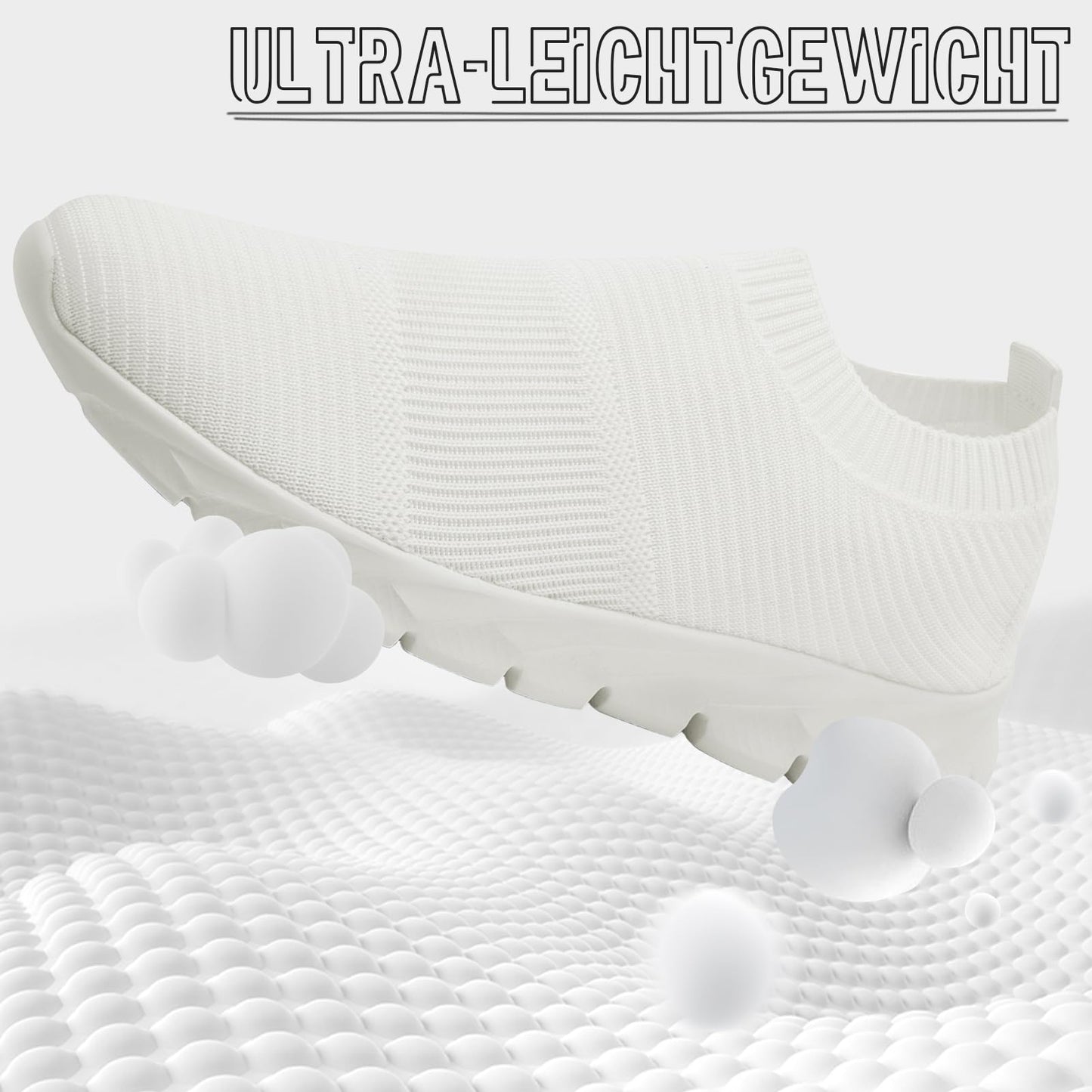 Men’s Slip-On Running Shoes – Lightweight Breathable Athletic Sneakers