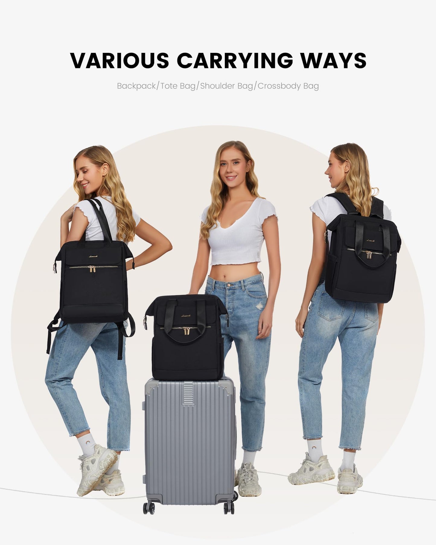 LOVEVOOK Women’s Laptop Backpack