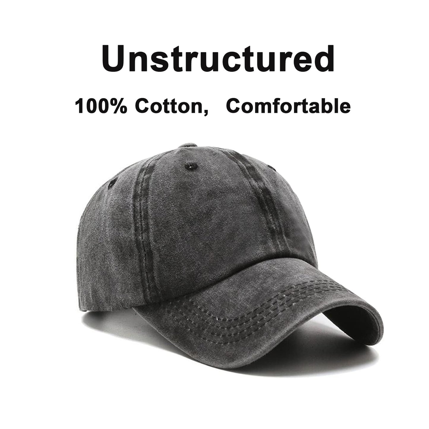 NPQQUAN Original Classic Low Profile Baseball Cap Golf Dad Hat Adjustable Cotton Hats Men Women Unconstructed Plain Cap