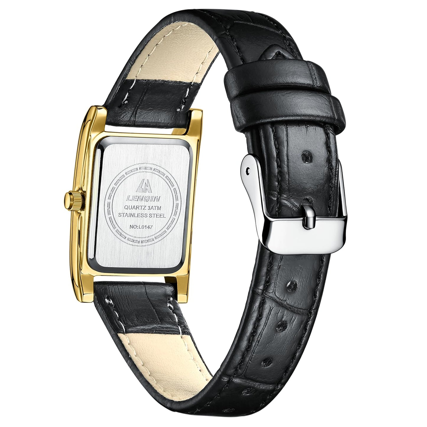 LN LENQIN Women's Watch Women's Classic Watch for Women Fashion Casual Waterproof Leather Analogue Quartz Women's Watch