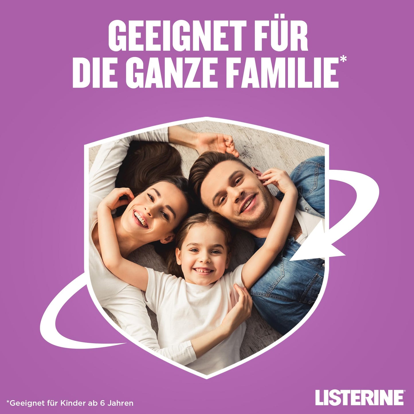LISTERINE Smart Kidz Mild Berry (500 ml), antibakterielle Kinder Mundspülung ohne Alkohol & ohne Zucker, Mundwasser schützt vor Karies, geeignet für Kinder ab 6 Jahren