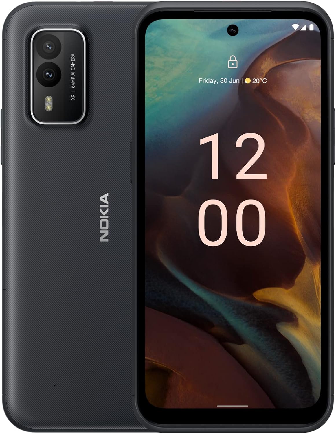 Nokia XR21 5G – 6GB RAM, Rugged Android Smartphone Unlocked - Midnight Black