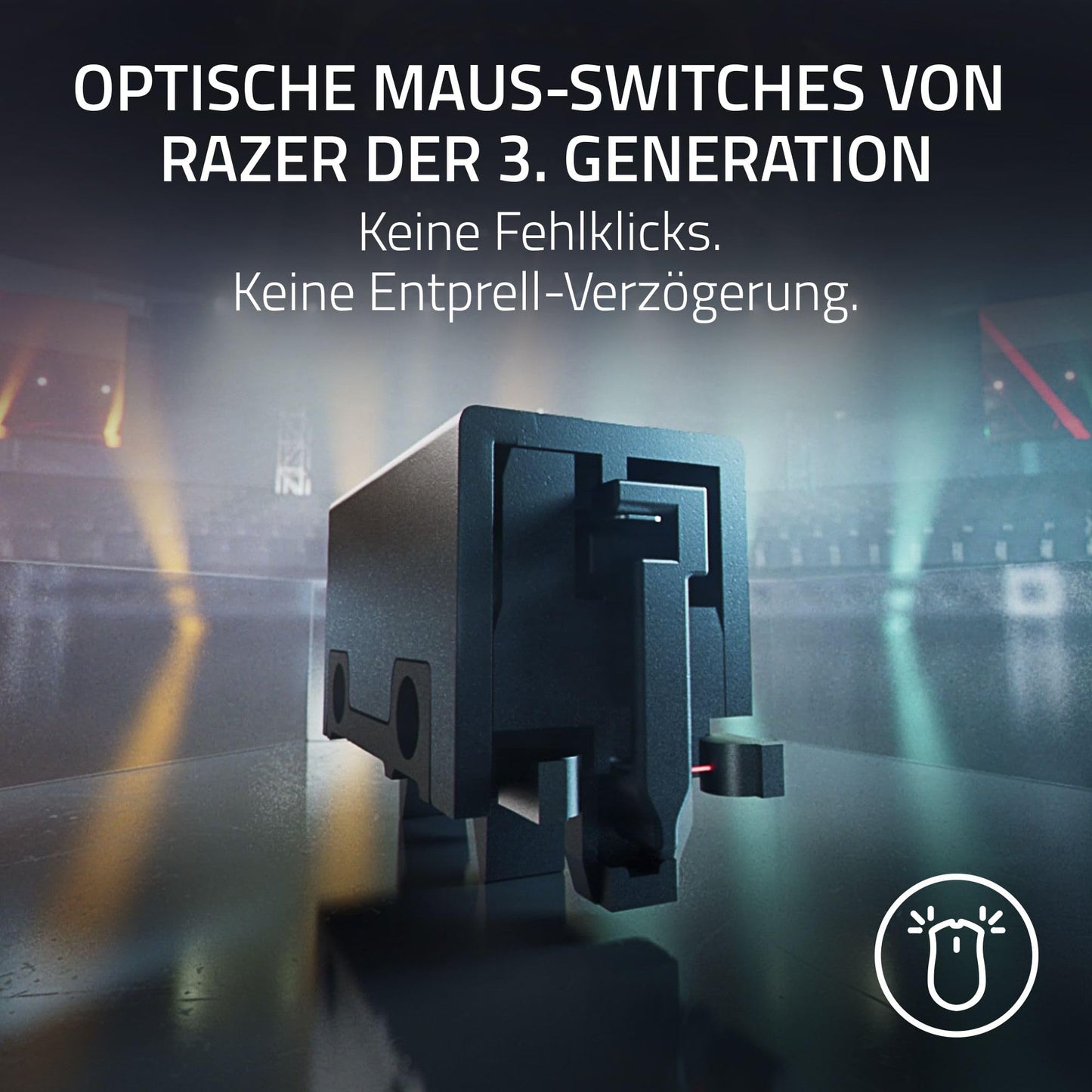 Razer DeathAdder Essential (2021) - Kabelgebundene Gaming-Maus mit Optischem Sensor mit 6400 DPI (5 programmierbare Tasten, Ergonomischer Formfaktor, 10 Millionen Klicks Lebensdauer) Schwarz