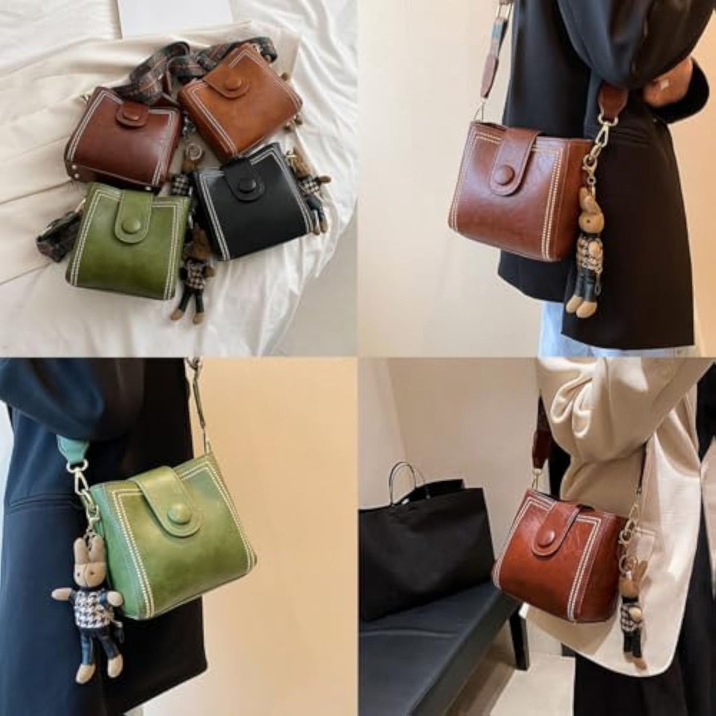 Bootara Women's Vintage Bucket Bag