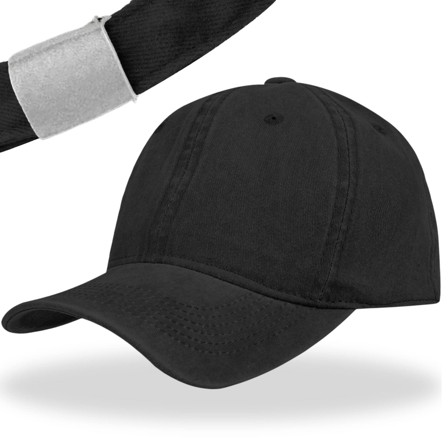 Herren Baseball Cap Kappe Baseball Cap Mütze Hut 100% Baumwolle Schirmkappe 6P