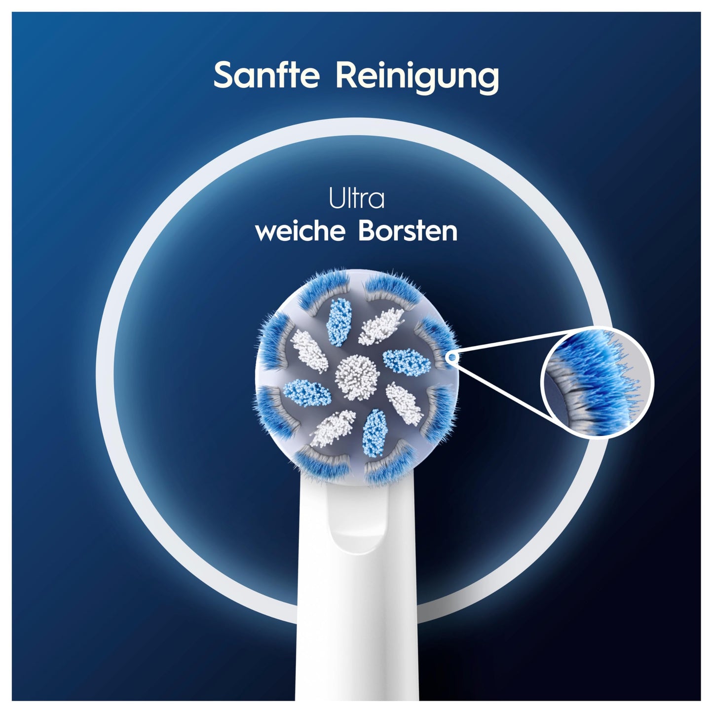 Oral-B Pro Sensitive Clean Aufsteckbürsten für elektrische Zahnbürste, 10 Stück, sanfte Zahnreinigung, X-Borsten, Original Oral-B Zahnbürstenaufsatz, briefkastenfähige Verpackung, Made in Germany