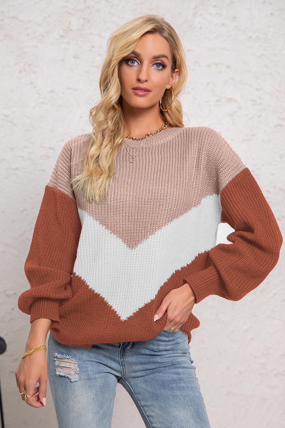 Women’s Colorblock Knit Sweater