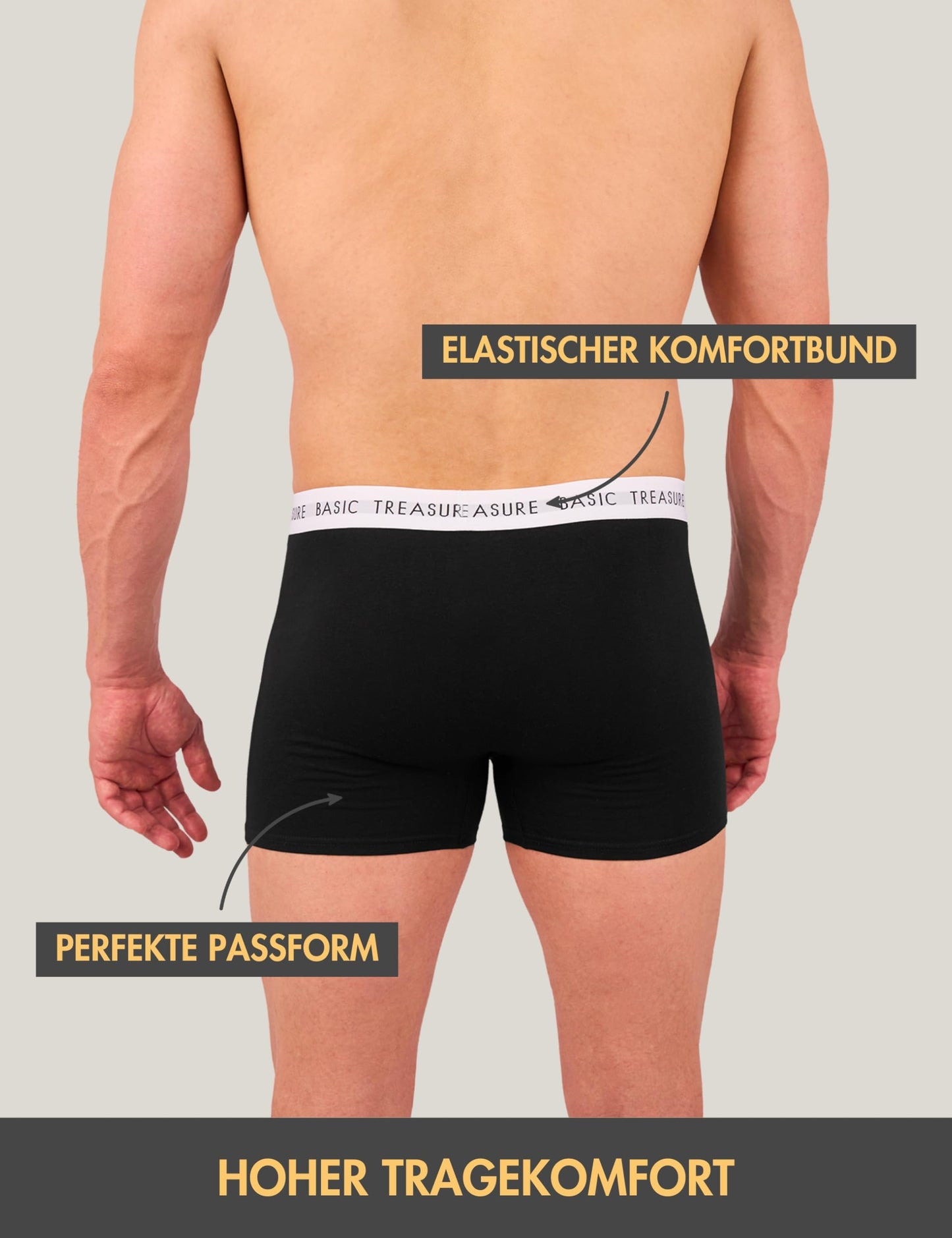 Basic Treasure 8/9-Pack Men’s Boxer Shorts
