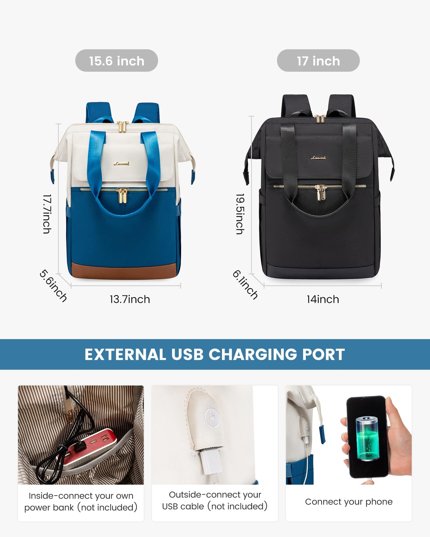 LOVEVOOK Women’s Laptop Backpack
