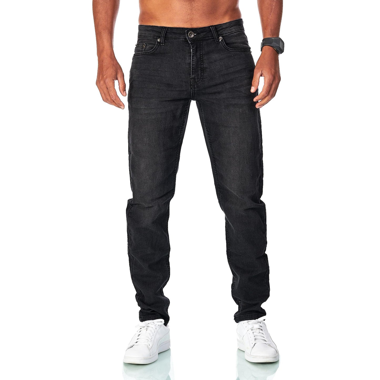 JEEL Men’s Sweat Jeans – Regular Fit Straight Cut
