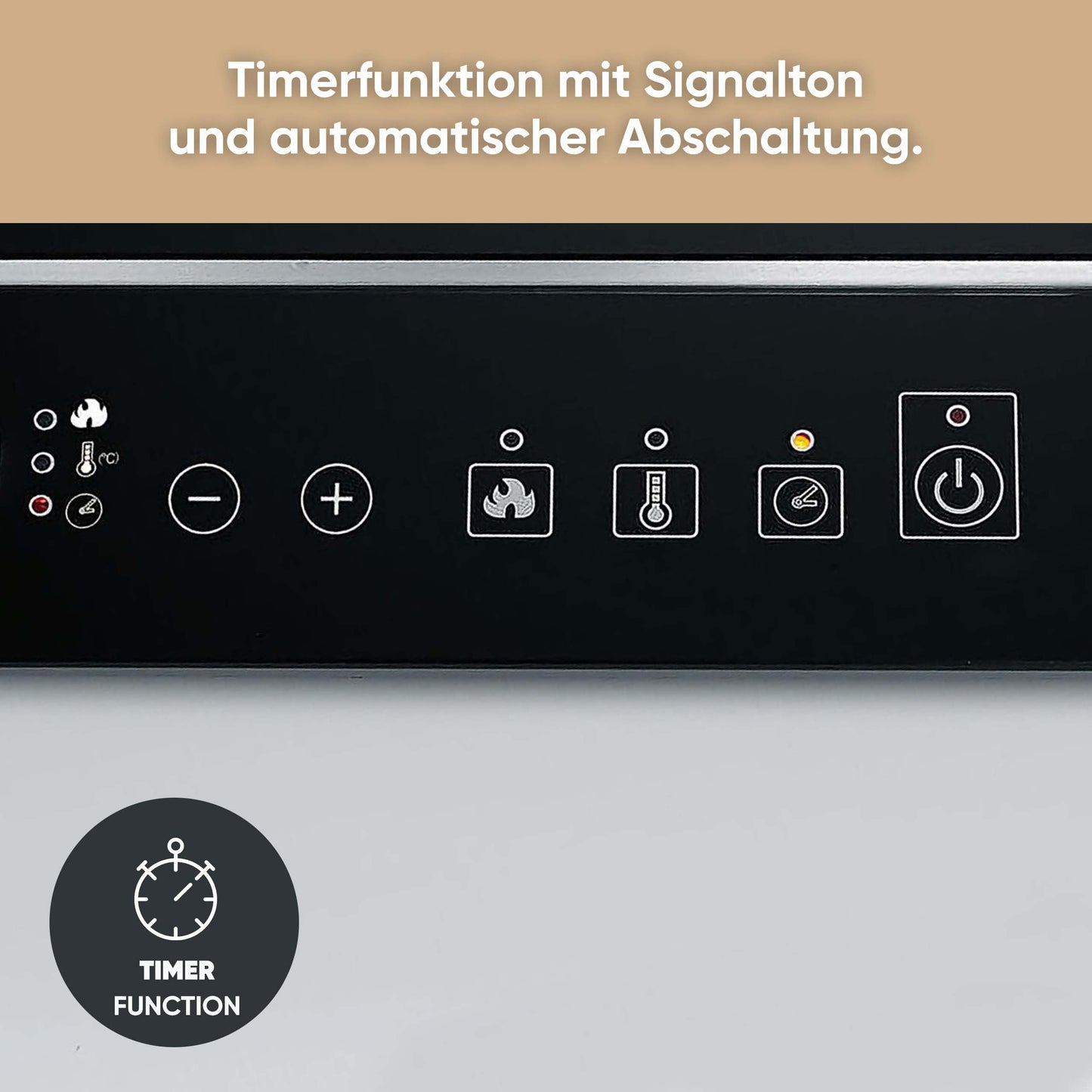 SEVERIN Kochplatte Induktion, für Küche, Büro oder Camping, hochwertige Herdplatte mit stufenloser Temperatureinstellung, Campingkocher mit Glaskeramik-Kochfeld, schwarz, 2.000 W, KP 1071