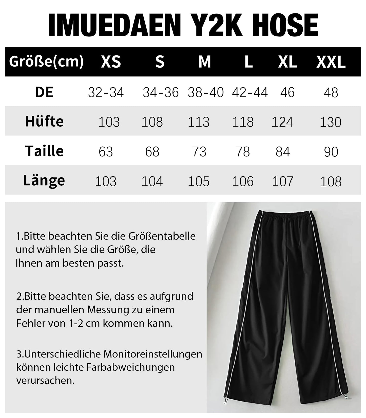 Y2K Women’s Parachute Track Pants – Baggy Cargo Pants