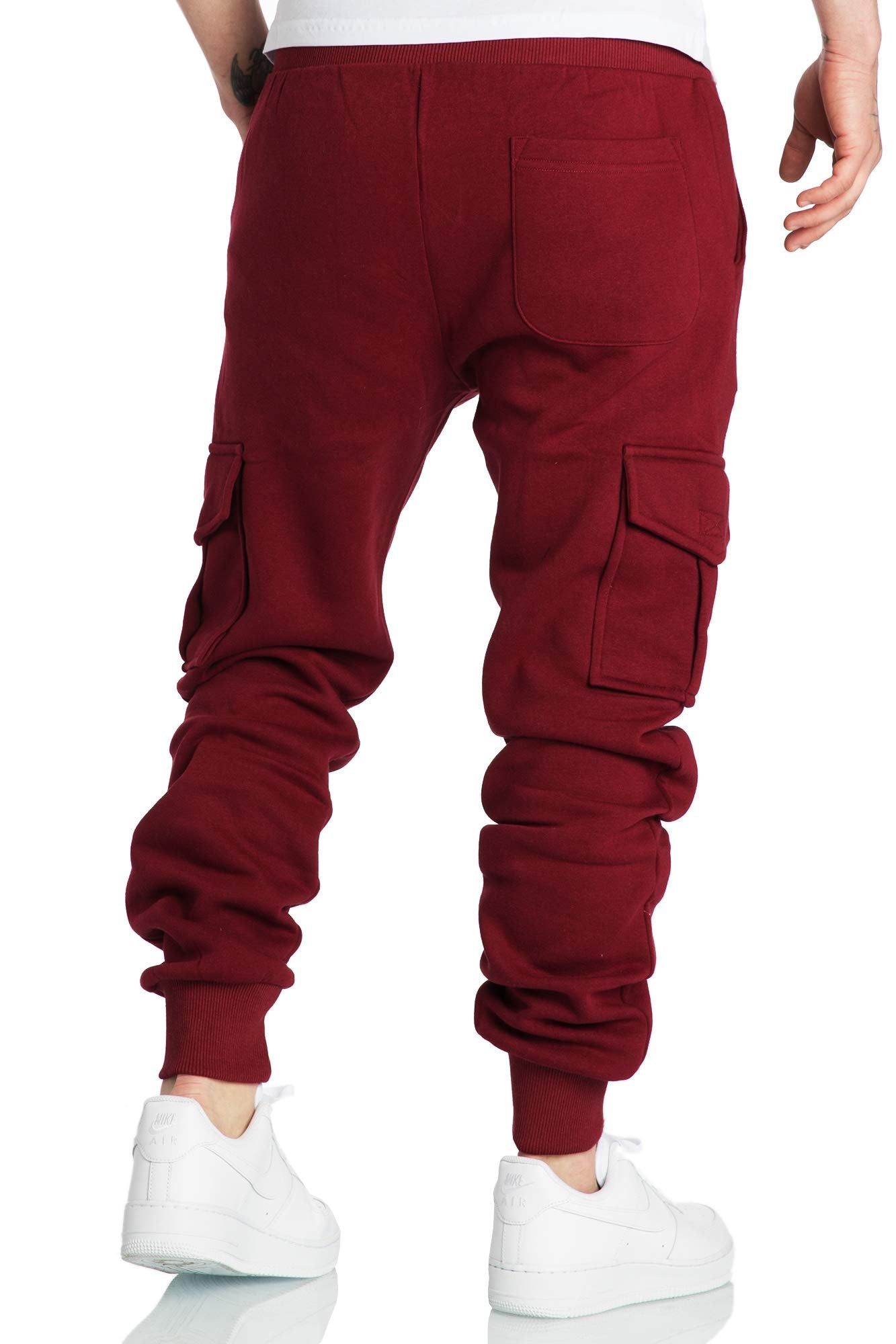 Amaci&Sons Men’s Cargo Jogger Sweatpants – Athletic Training Pants