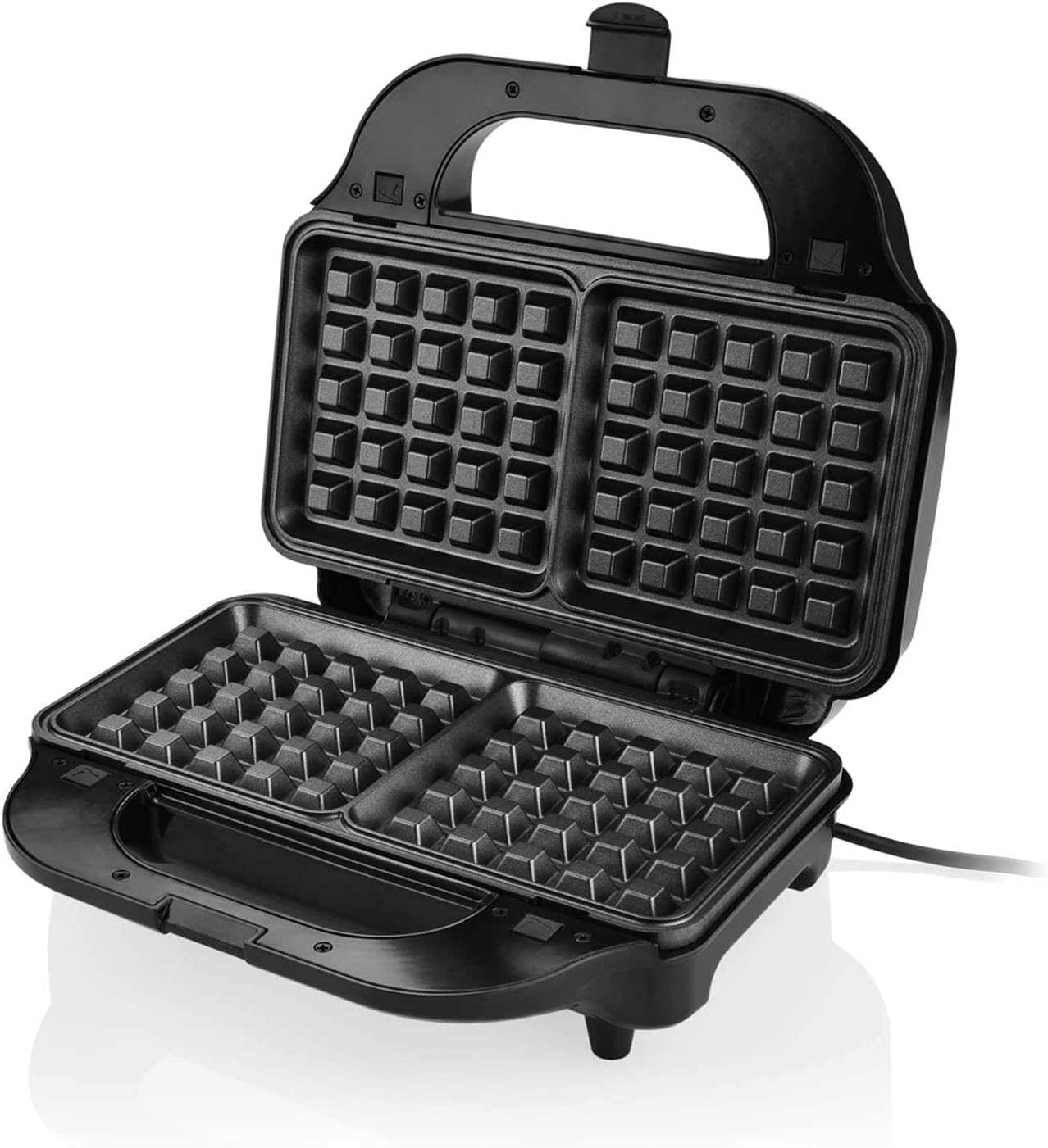ETA Sandwichmaker 6 in 1 I Sorento Plus I Antihaftbeschichtung für leichte Reinigung ohne Anbrennen I 900 Watt I Waffeleisen, Grill und vieles mehr