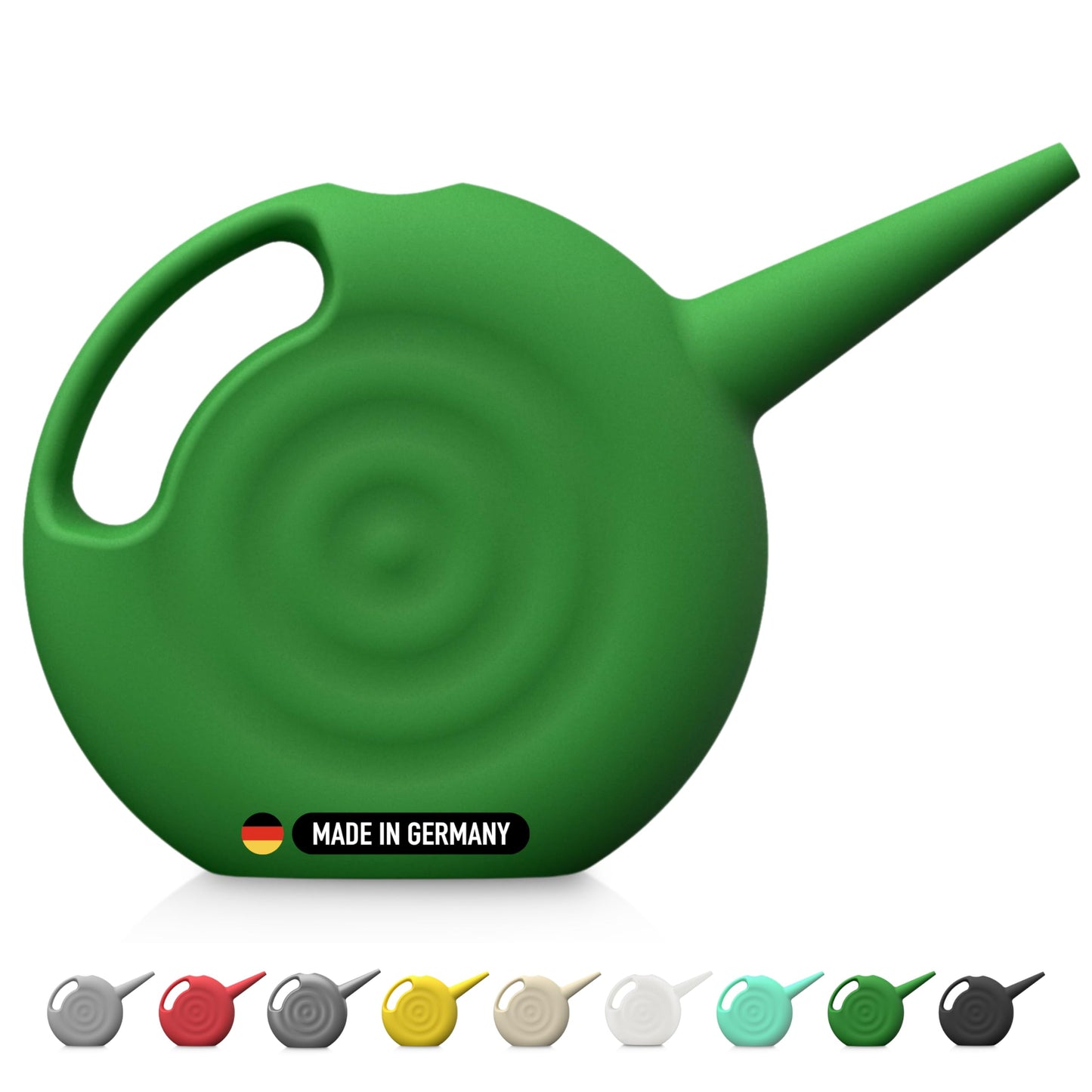 Blowmold.Design Gießkanne in Schwarz – 2 Liter Giesskanne Robust für Innen und Außen - Perfekt für Zimmerpflanzen & Garten