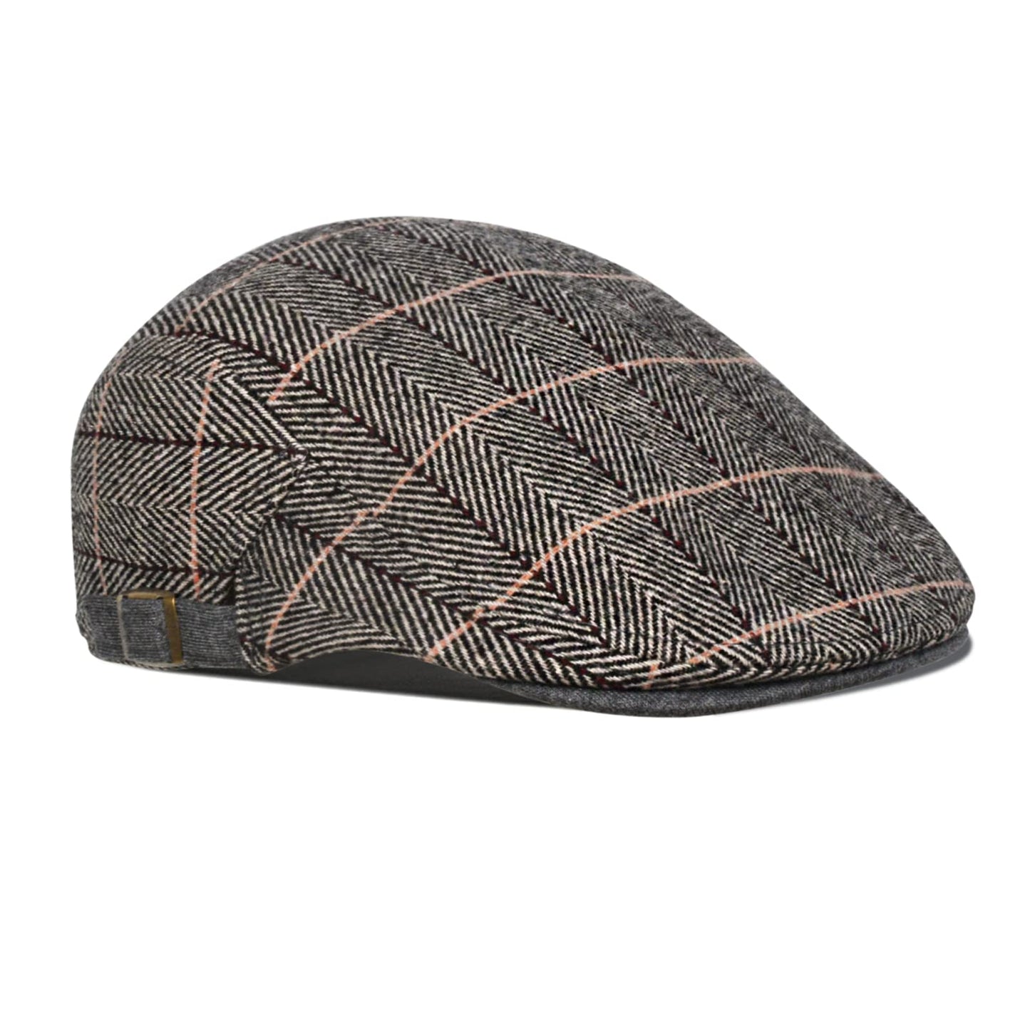 besbomig Schiebermütze Barret Flat Cap Schirmmütze für Herren Damen, Gatsby Newsboy Cap Baskenmützen Golfermütze, Frühling Herbst Winter, 55-59cm