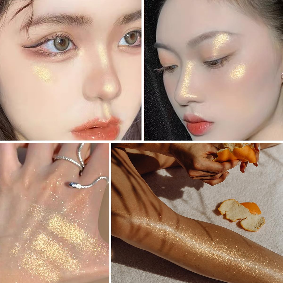 UCANBE Liquid Highlighter – Hydrating Body & Face Luminizer (3 Bottles)