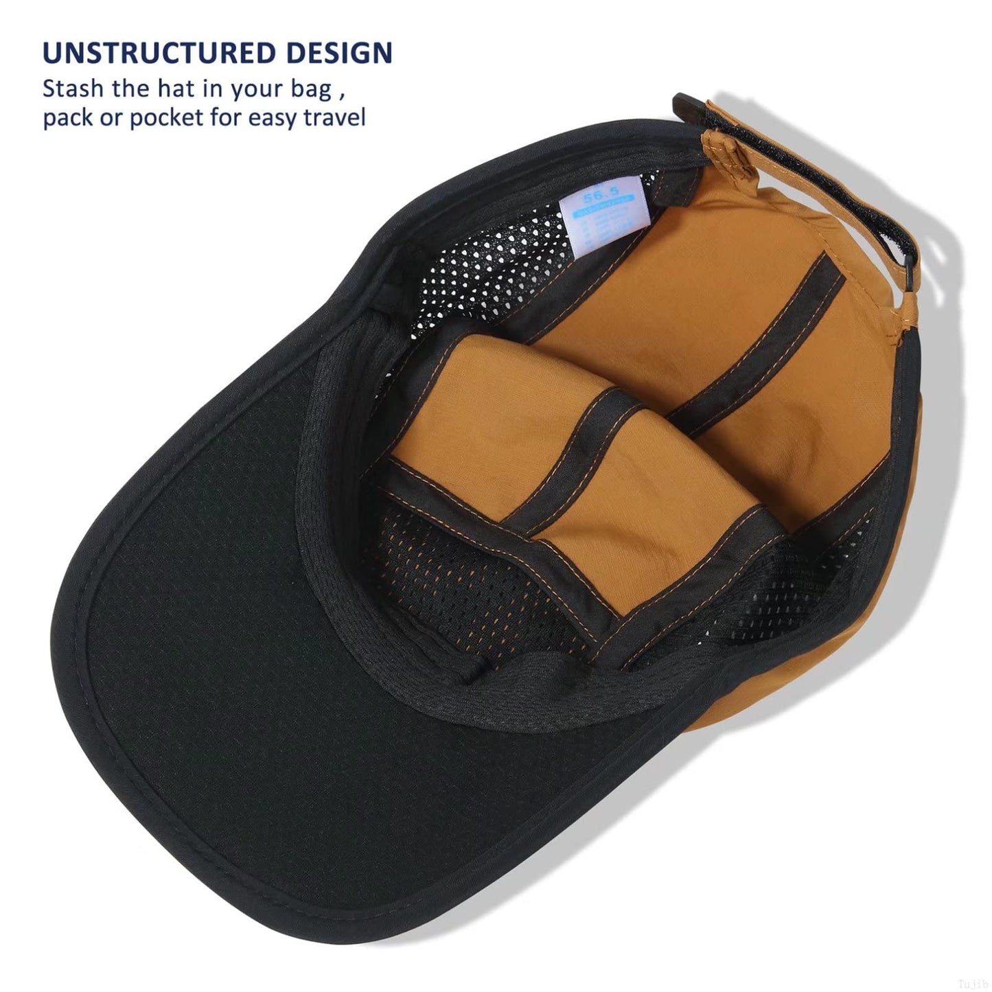 GADIEMKENSD Folding Outdoor Hat UPF 50+ Sun Protection Mesh Sport Hat
