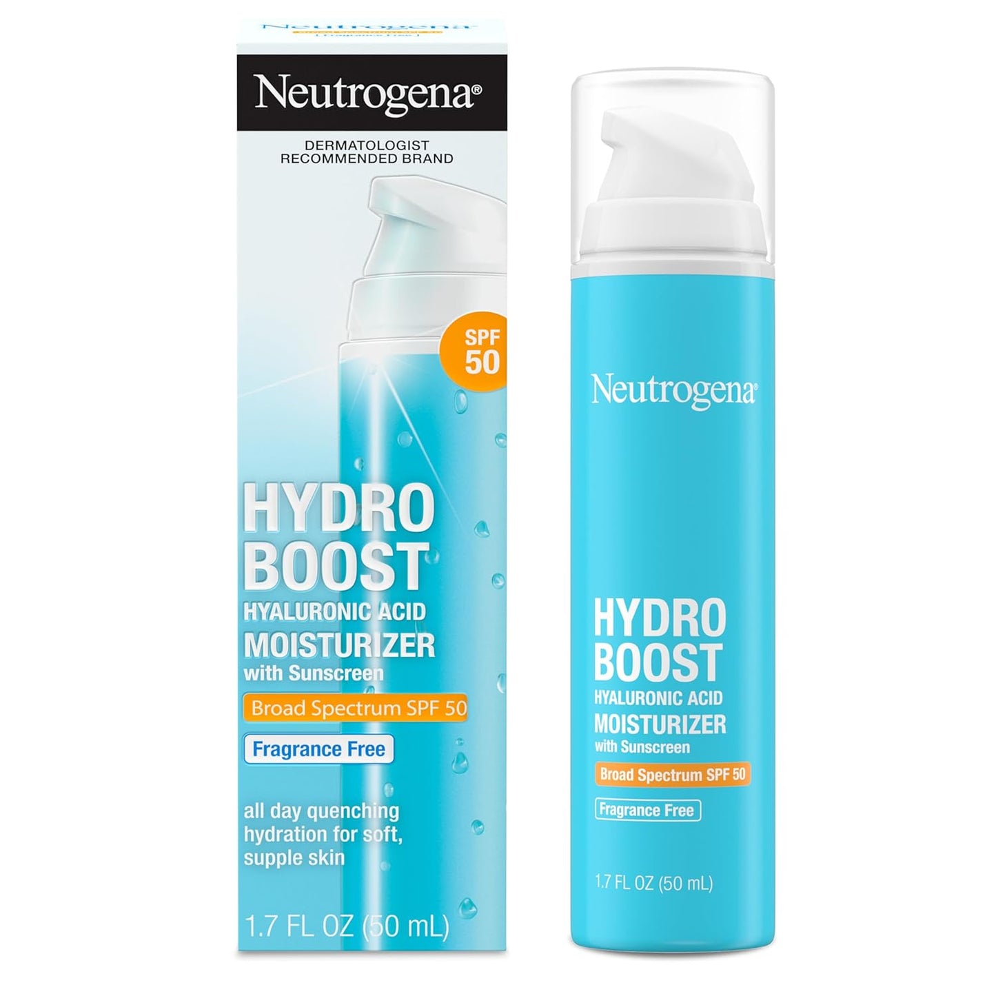 Neutrogena Hydro Boost Hyaluronic Acid Moisturizer SPF 50