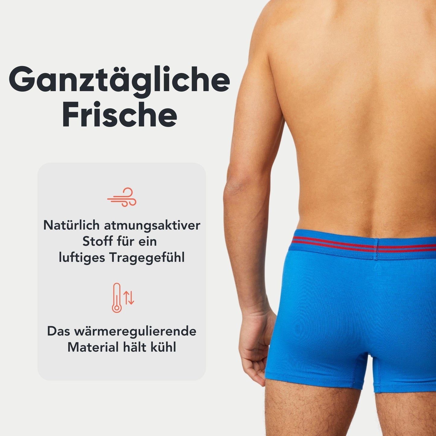 FM London 5-Pack Bamboo Men’s Boxer Shorts with Stretch-Fit Design