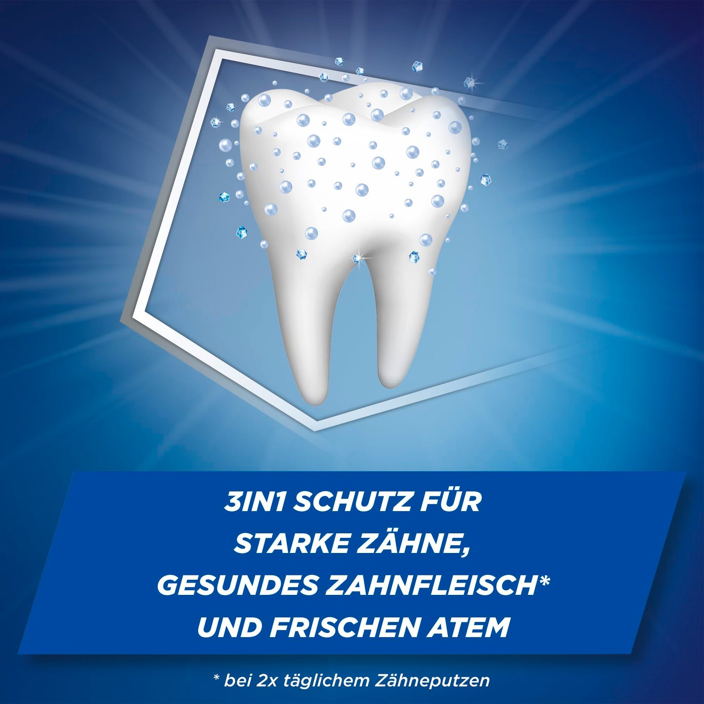 Odol-med3 Original Zahnpasta, Zahncreme mit 3in1 Schutz für starke Zähne, gesundes Zahnfleisch** und frischen Atem, 75ml