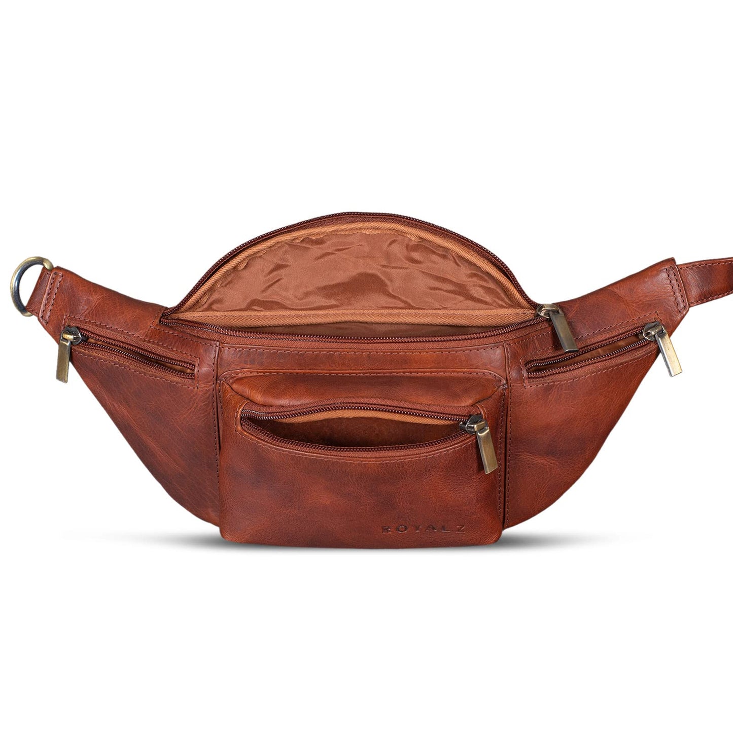 'Laguna' Leather Waist Bag – Vintage Style Crossbody Bag for Men & Women